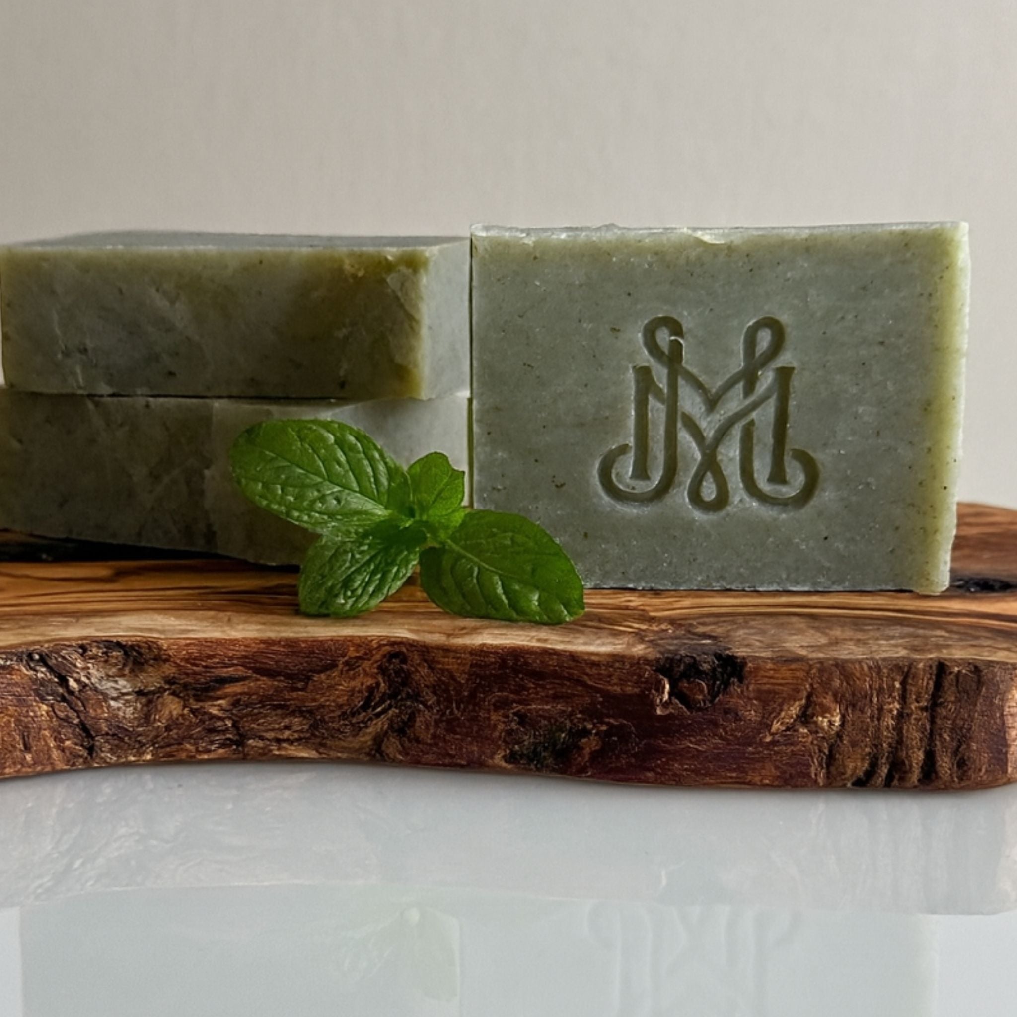 Mint Revival | 4.25-5oz Soap Bar | Natural – Peppermint, Spearmint & Eucalyptus Soap (ALL NATURAL)