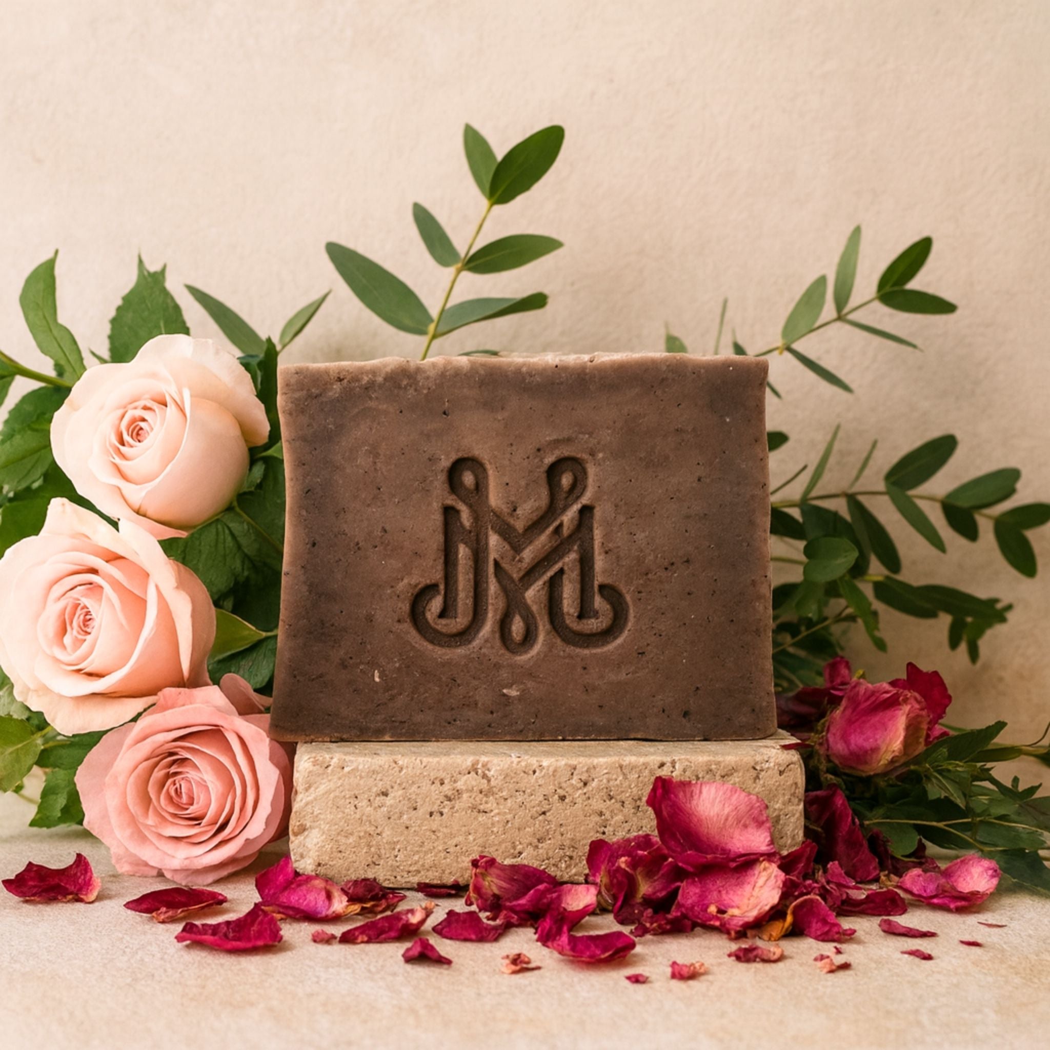 Blushing Rose | 4.25-5oz Soap Bar | Natural – Rose & Goat Milk Soap (ALL NATURAL)