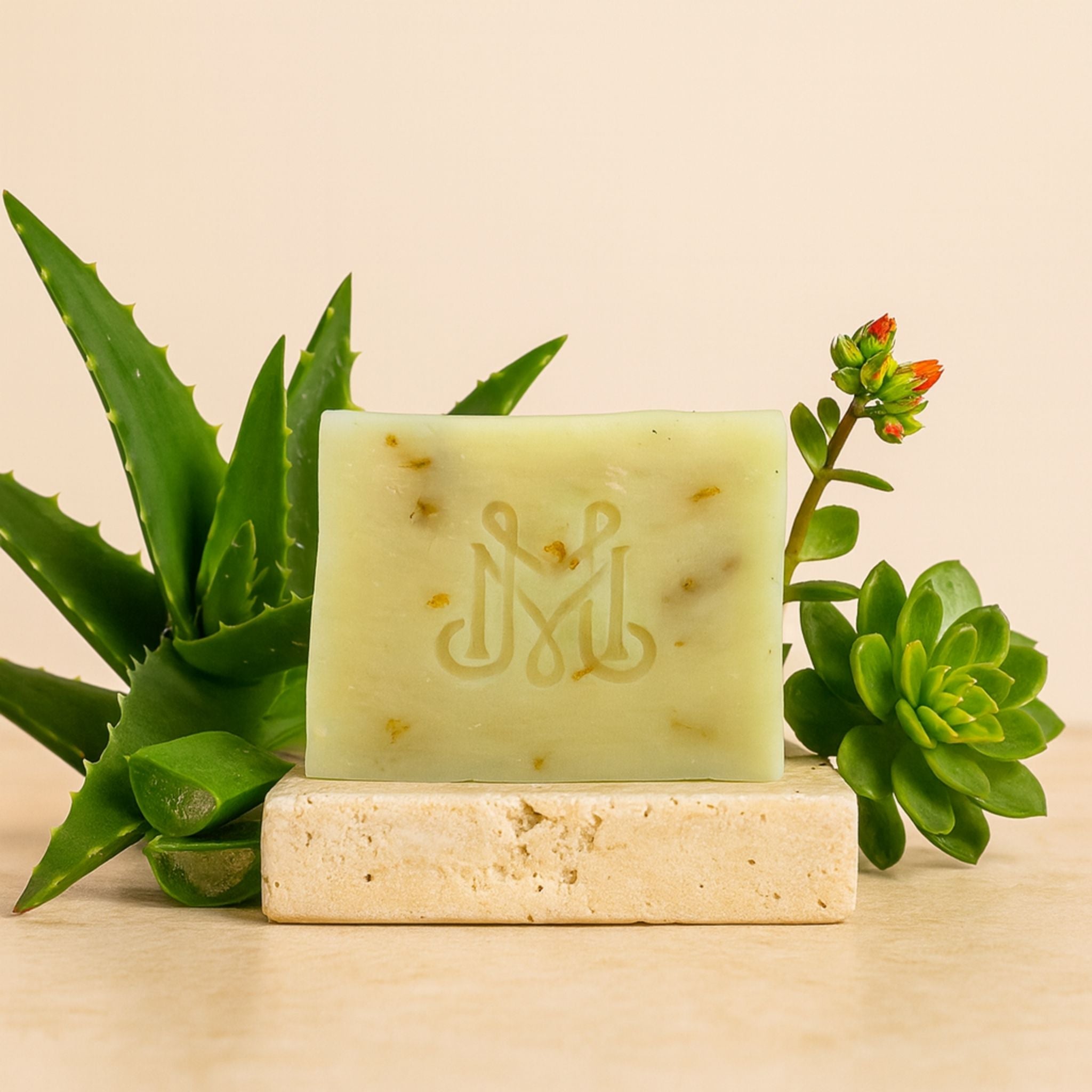 Aloe Armor | 4.25-5oz Soap Bar | Natural – Aloe & Calendula Soap (ALL NATURAL)