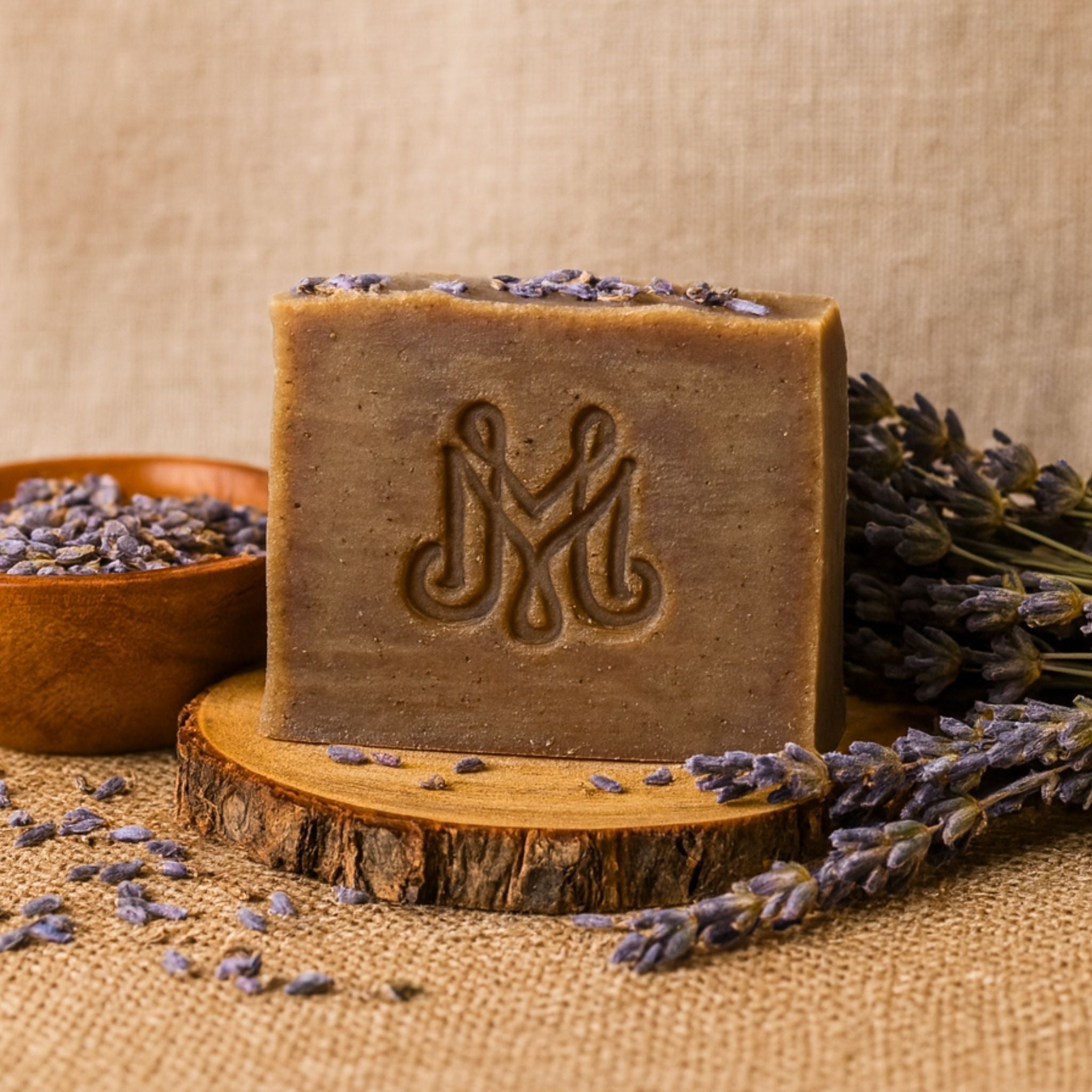 Lavender Lullaby | 4.25-5oz Soap Bar | Natural – Lavender, Vanilla & Chamomile Soap (ALL NATURAL)