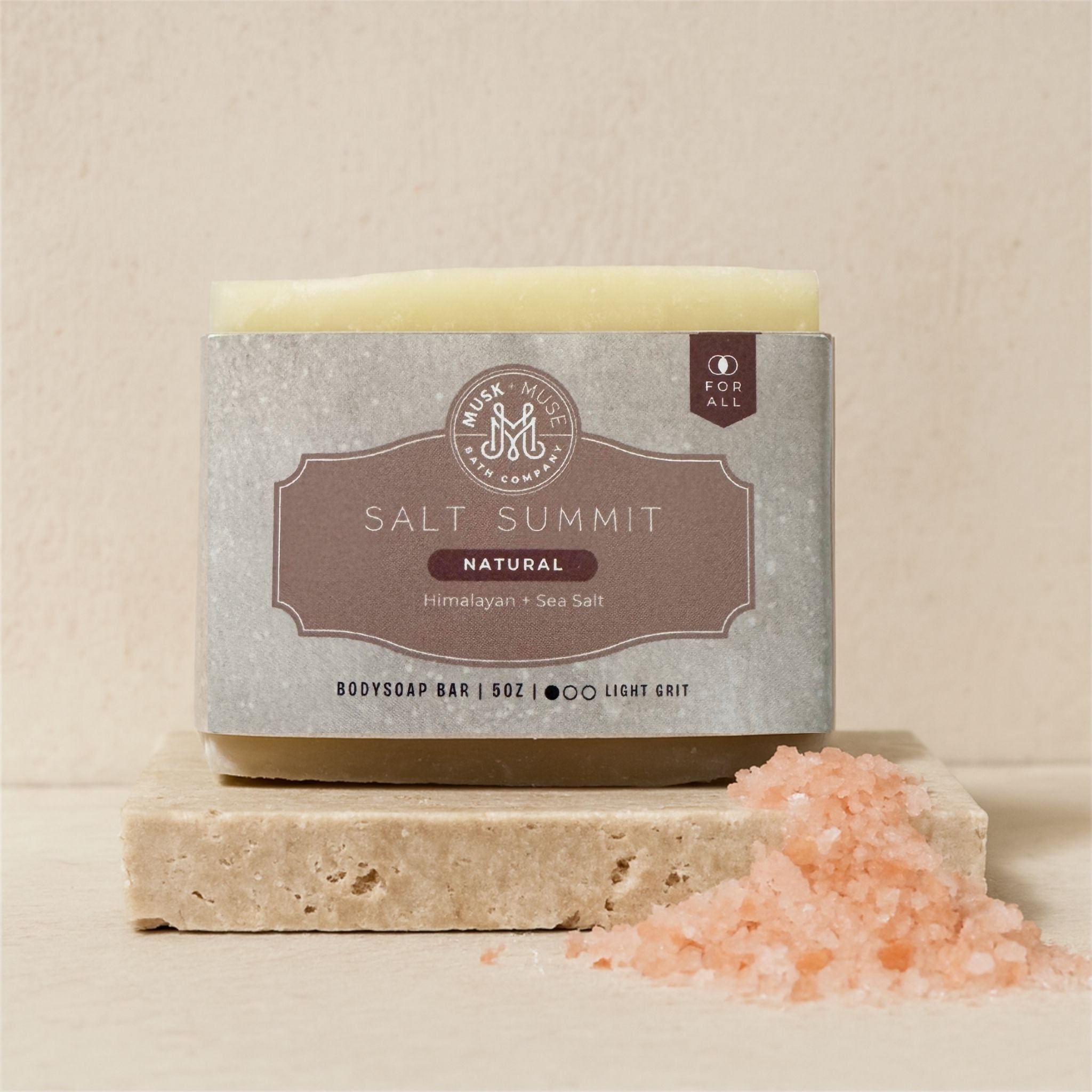 Salt Summit | 4.25-5oz Soap Bar | Natural – Himalayan & Sea Salt Soap (ALL NATURAL)