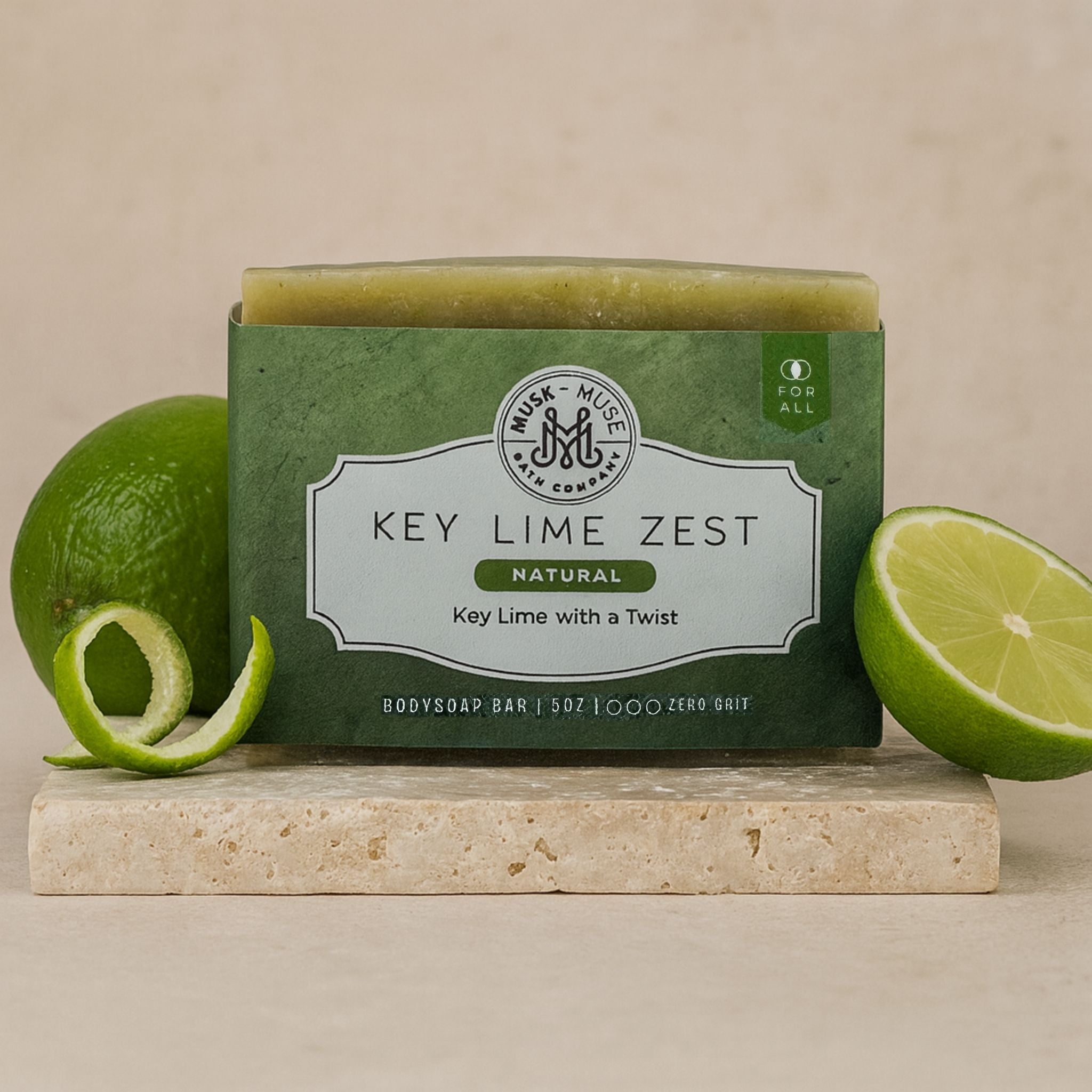Key Lime Zest | 4.25-5oz Soap Bar | Natural – Citrus & Aloe Soap (ALL NATURAL)