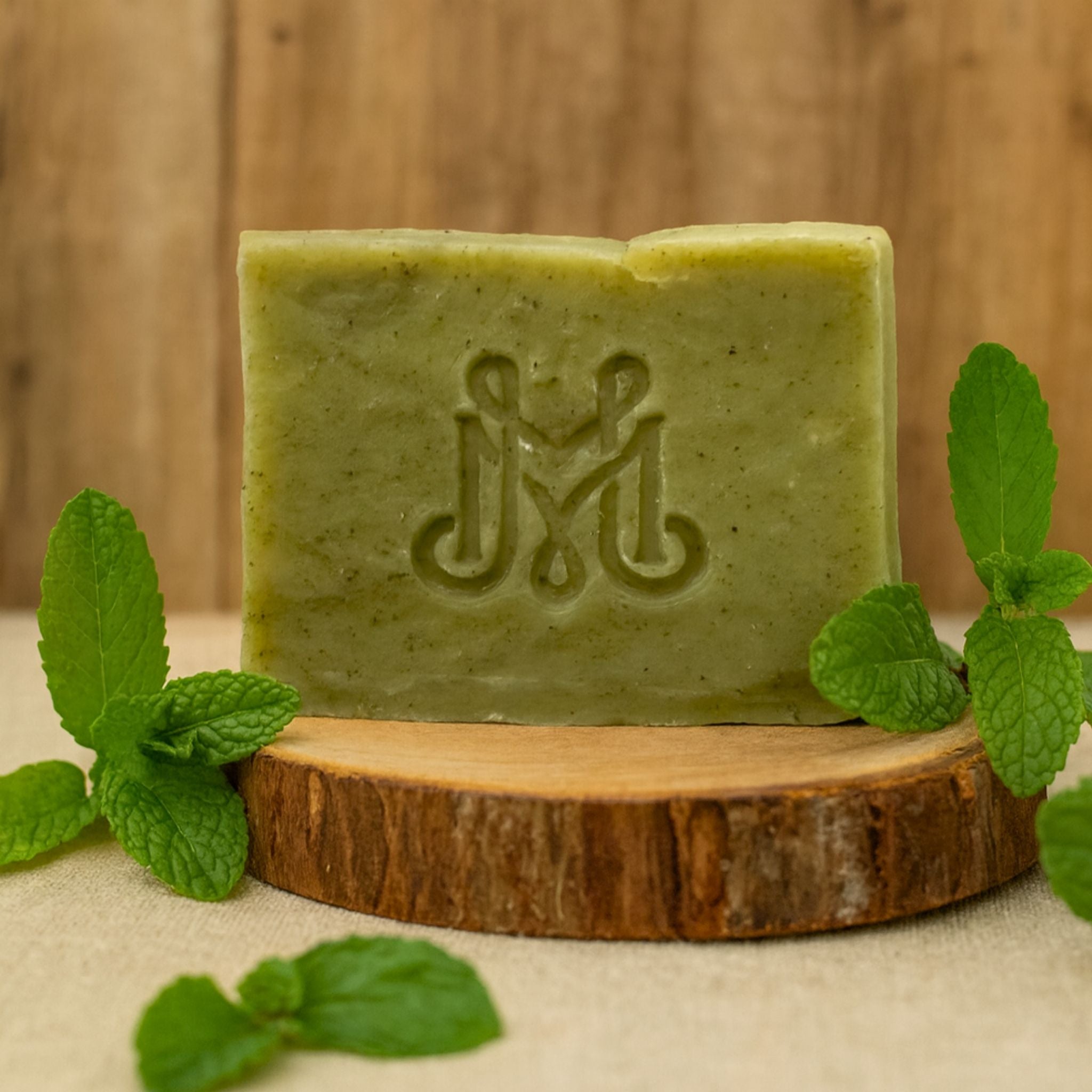 Mint Revival | 4.25-5oz Soap Bar | Natural – Peppermint, Spearmint & Eucalyptus Soap (ALL NATURAL)