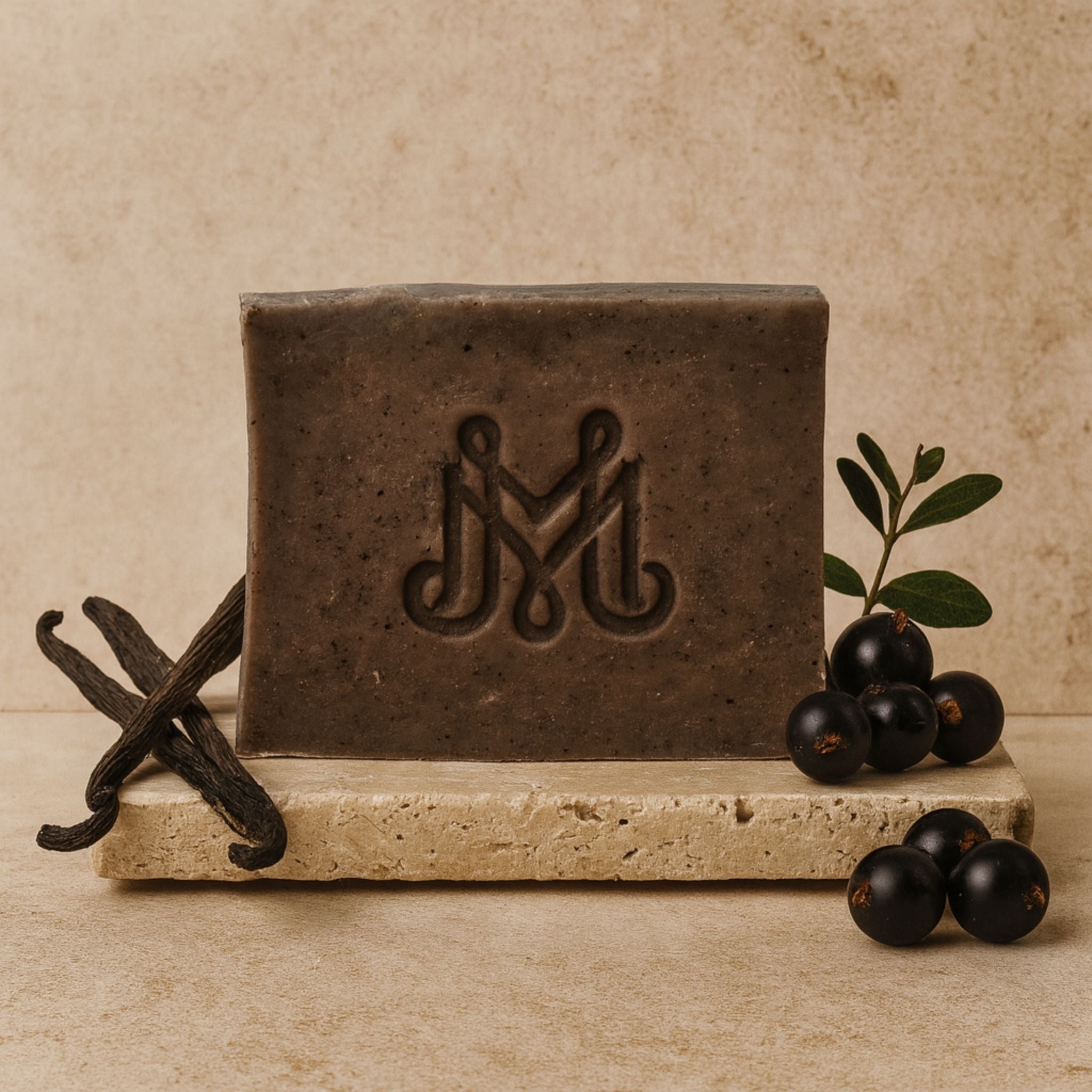 Vanilla Ember | 4.25-5oz Soap Bar | Natural – Black Currant & Vanilla Soap (ALL NATURAL)