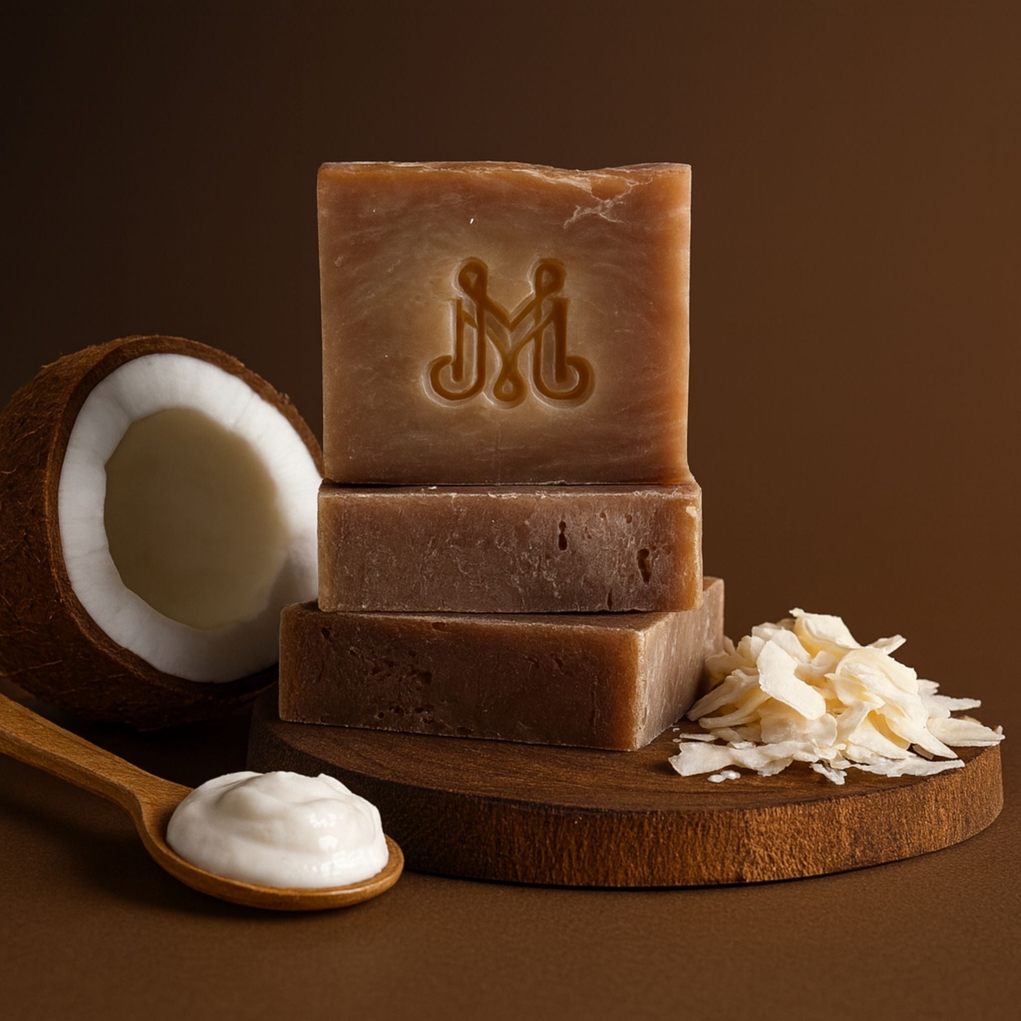 Coconut | 4.25-5oz Soap Bar | Spirited + Smooth – Fresh & Crisp Coconut Soap