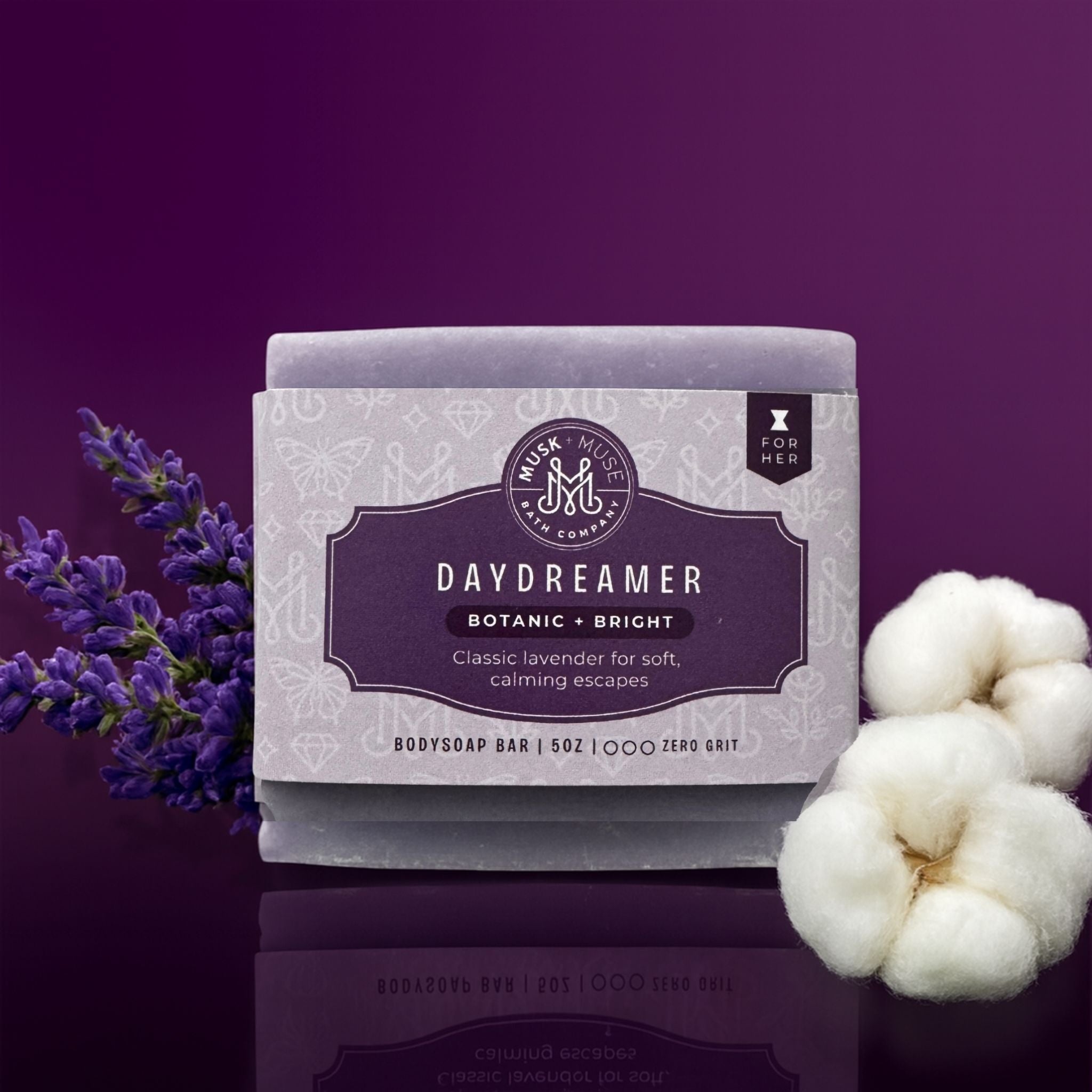 Daydreamer | 4.25-5oz Soap Bar | Botanic – Lavender Soap (Feminine, Relaxing, ALL NATURAL)