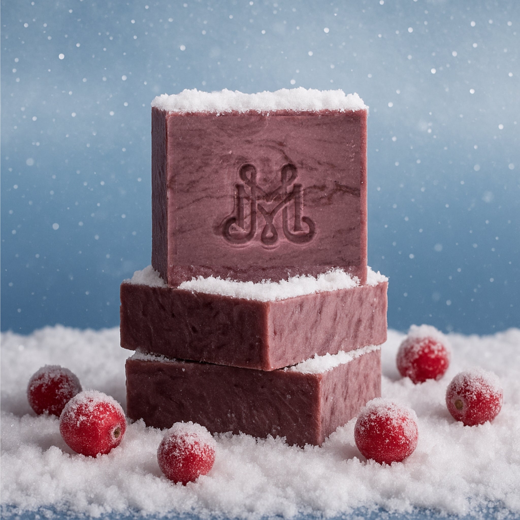 Frosted Cranberry | 4.25-5oz Soap Bar | Winter – Goat Milk Bar Soap