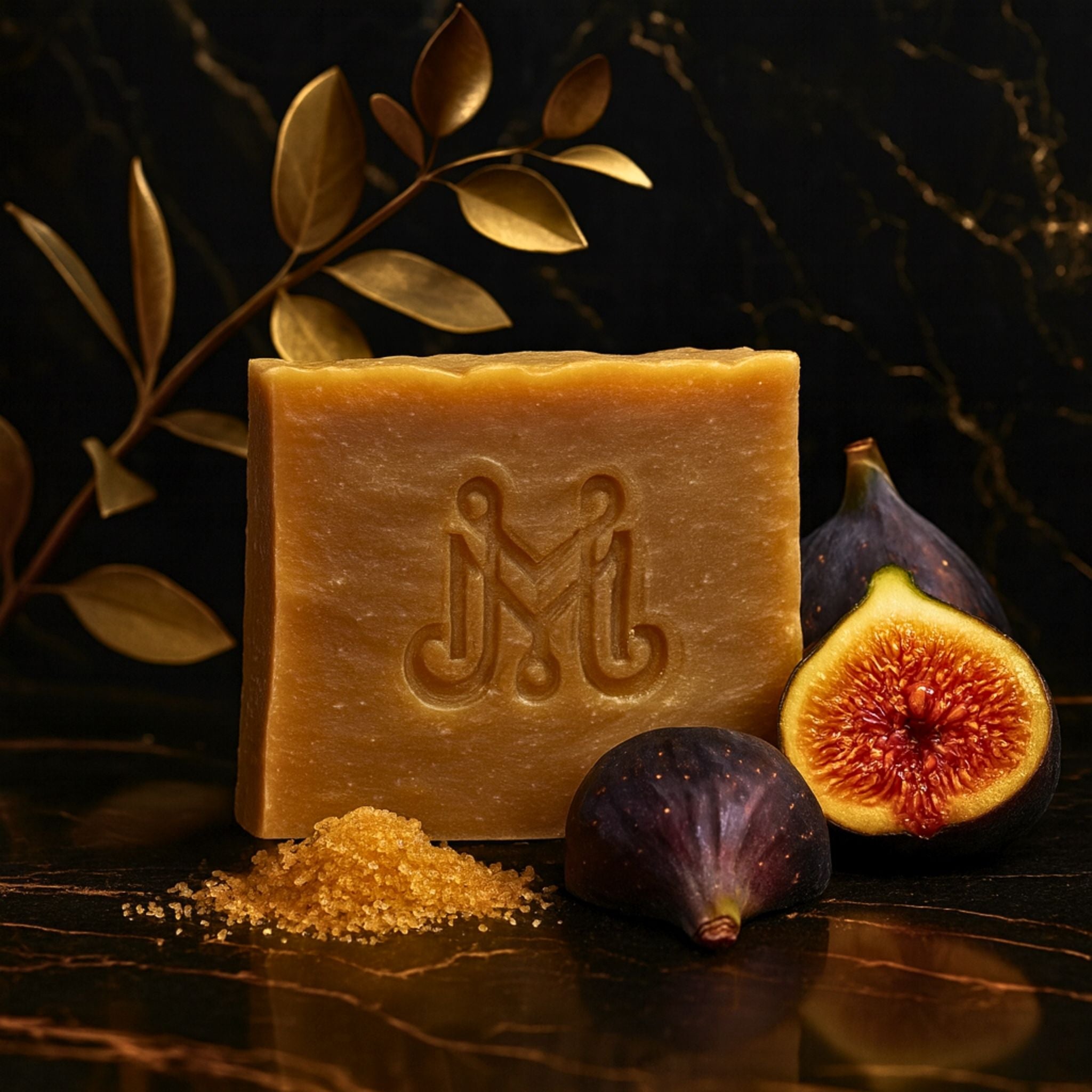 Golden Sugar | 4.25-5oz Soap Bar | Bold – Brown Sugar & Fig Goat Milk Soap (Luxurious, Boss/Boss Babe)