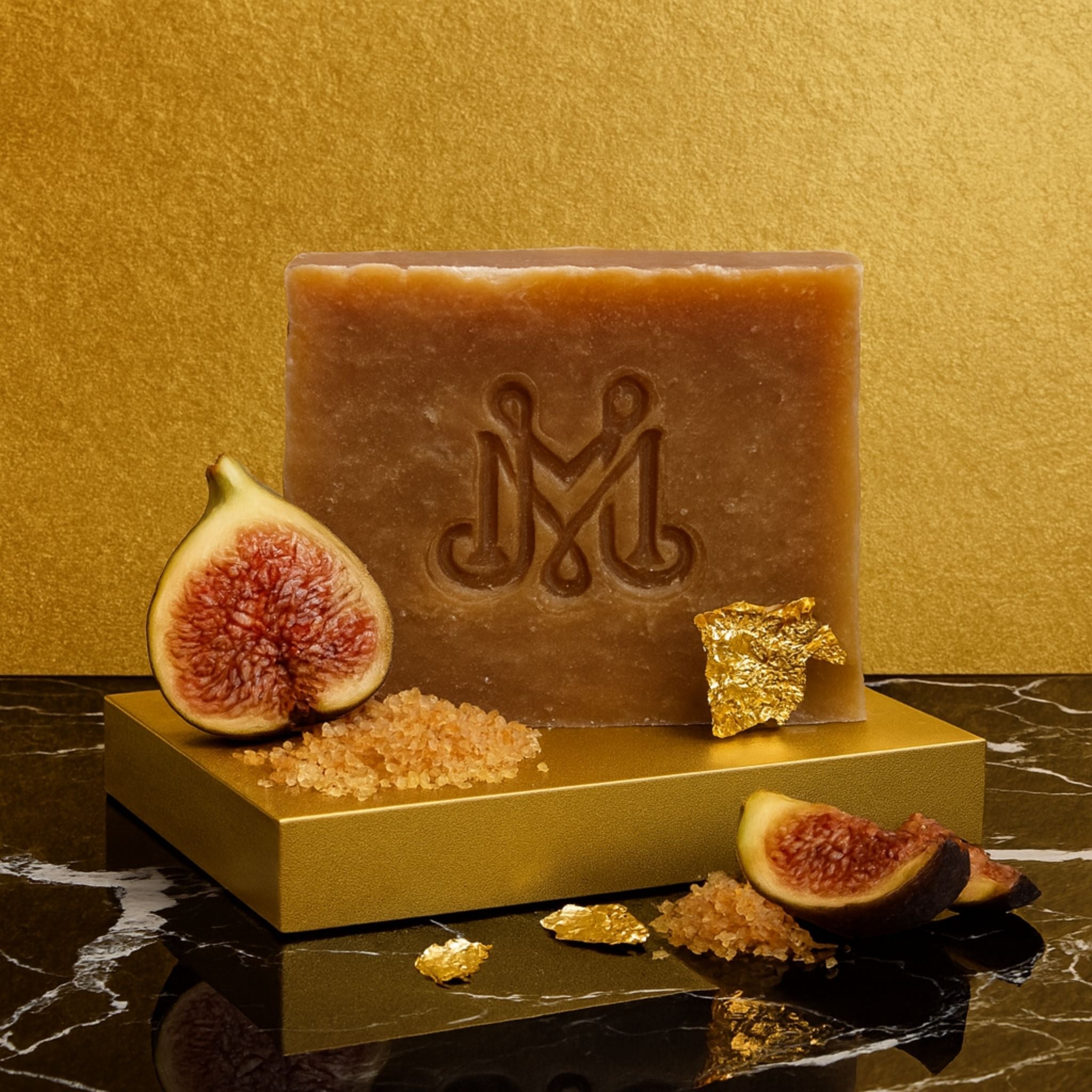 Golden Sugar | 4.25-5oz Soap Bar | Bold – Brown Sugar & Fig Goat Milk Soap (Luxurious, Boss/Boss Babe)