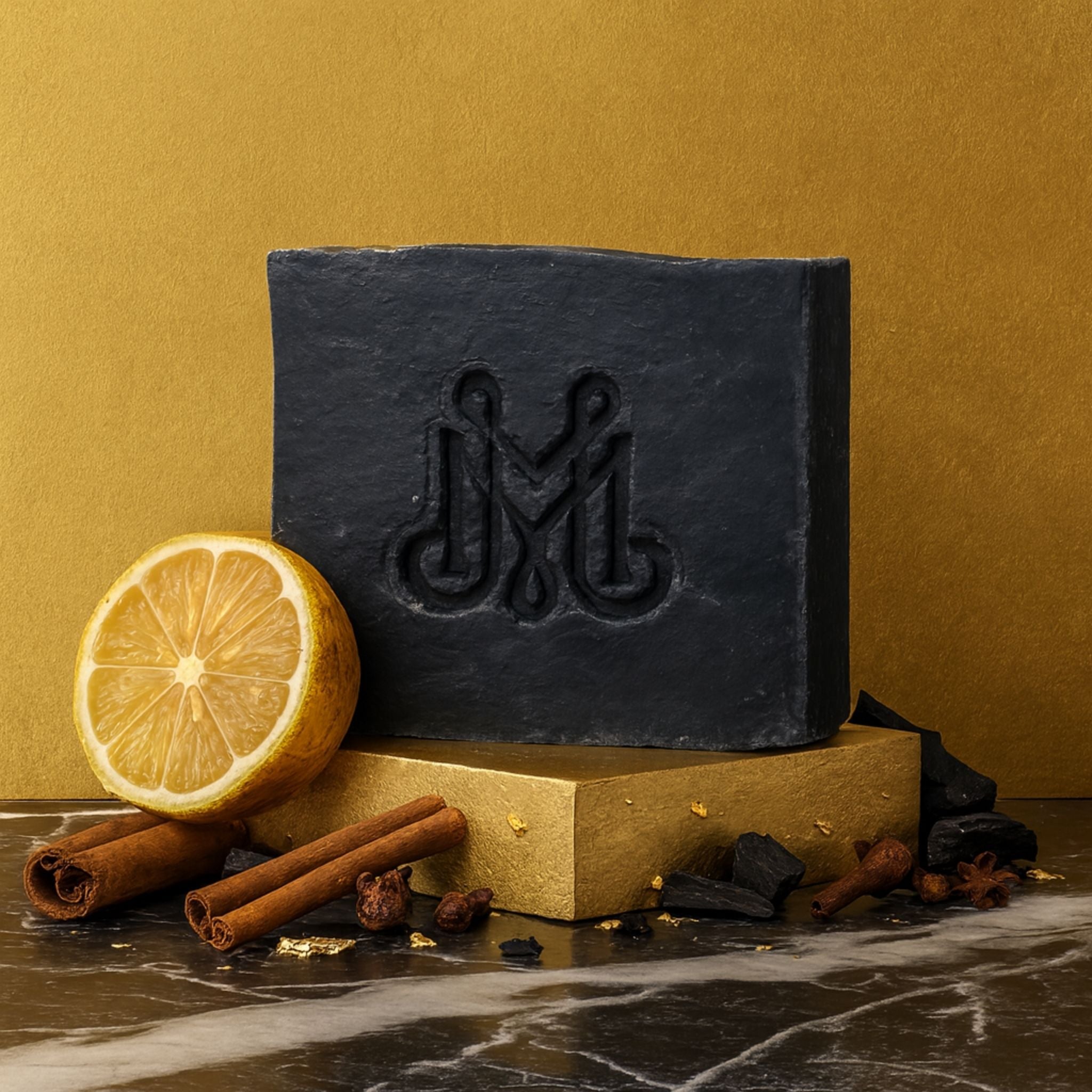 Hustler | 4.25-5oz Soap Bar | Bold – Ginger, Woods & Suede Charcoal Soap for Men
