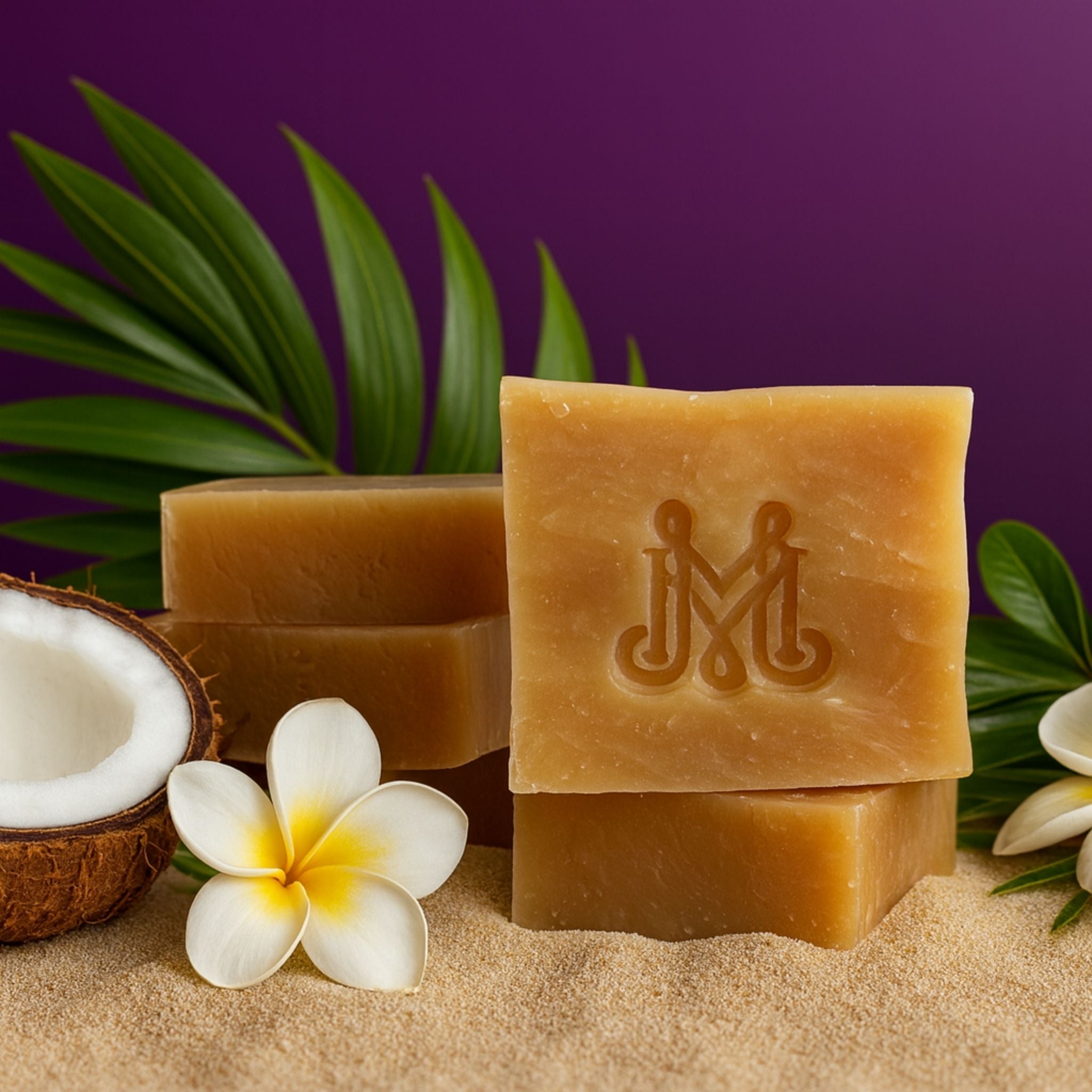 Island Belle | 4.25-5oz Soap Bar | Botanic – Plumeria, Jasmine & Coconut Goat Milk Soap (Feminine, Tropical Floral)