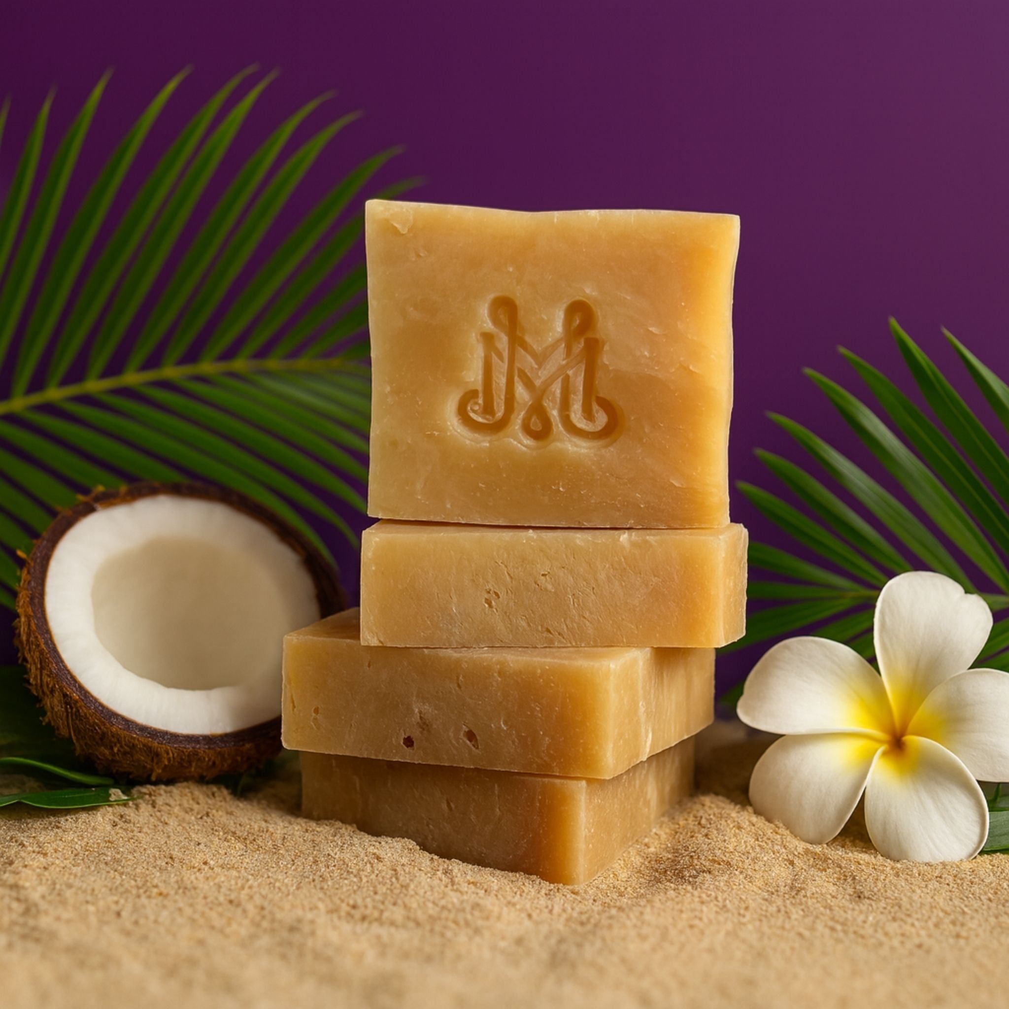 Island Belle | 4.25-5oz Soap Bar | Botanic – Plumeria, Jasmine & Coconut Goat Milk Soap (Feminine, Tropical Floral)