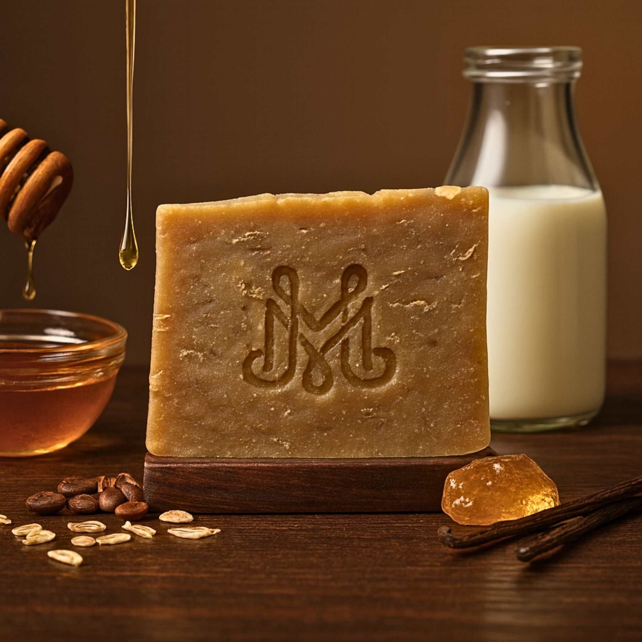Milk + Hive | 4.25-5oz Soap Bar | Spirited + Smooth – Oatmeal, Milk & Honey Soap