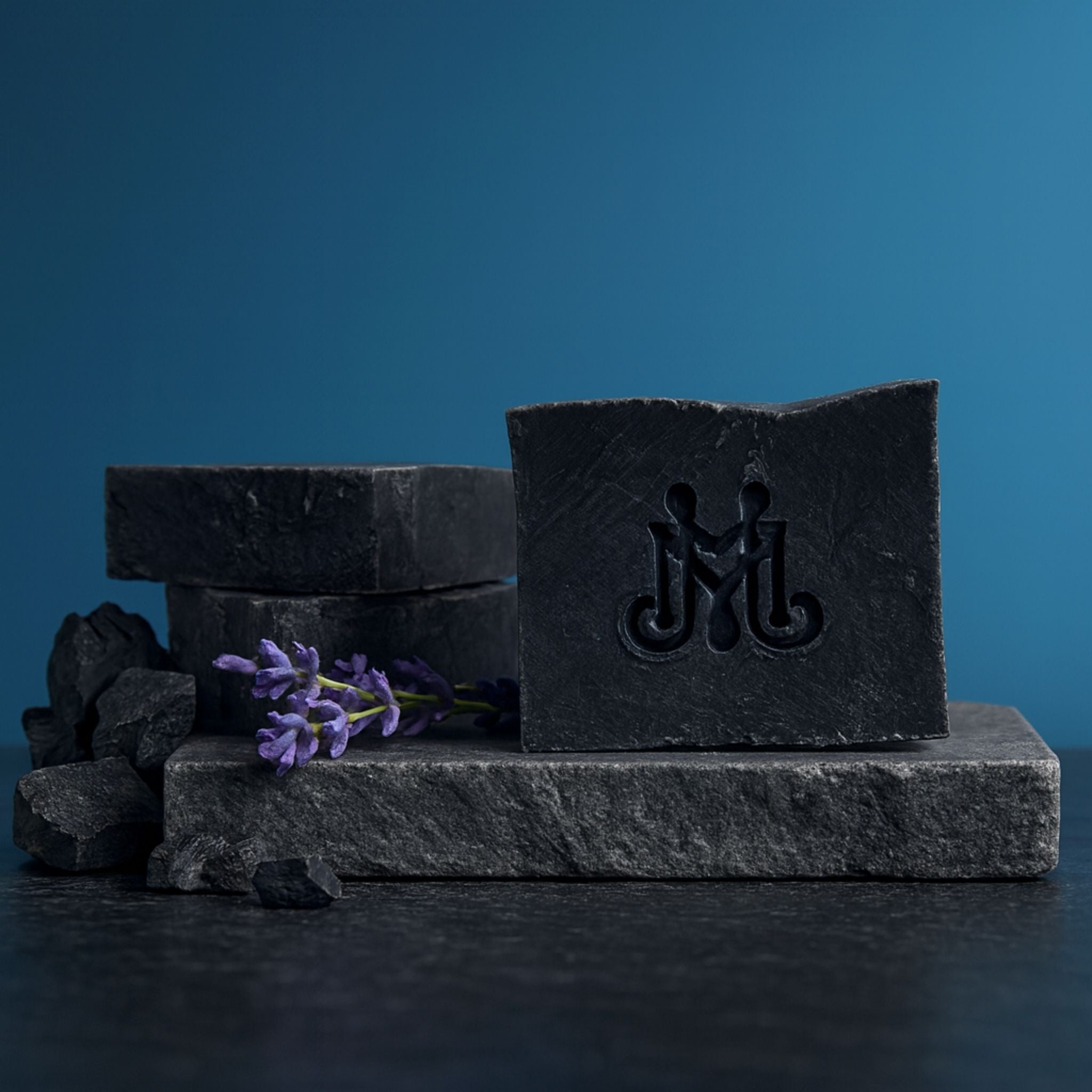 Nightingale | 4.25-5oz Soap Bar | Cool + Dark – Lavender & Charcoal Soap (ALL NATURAL)