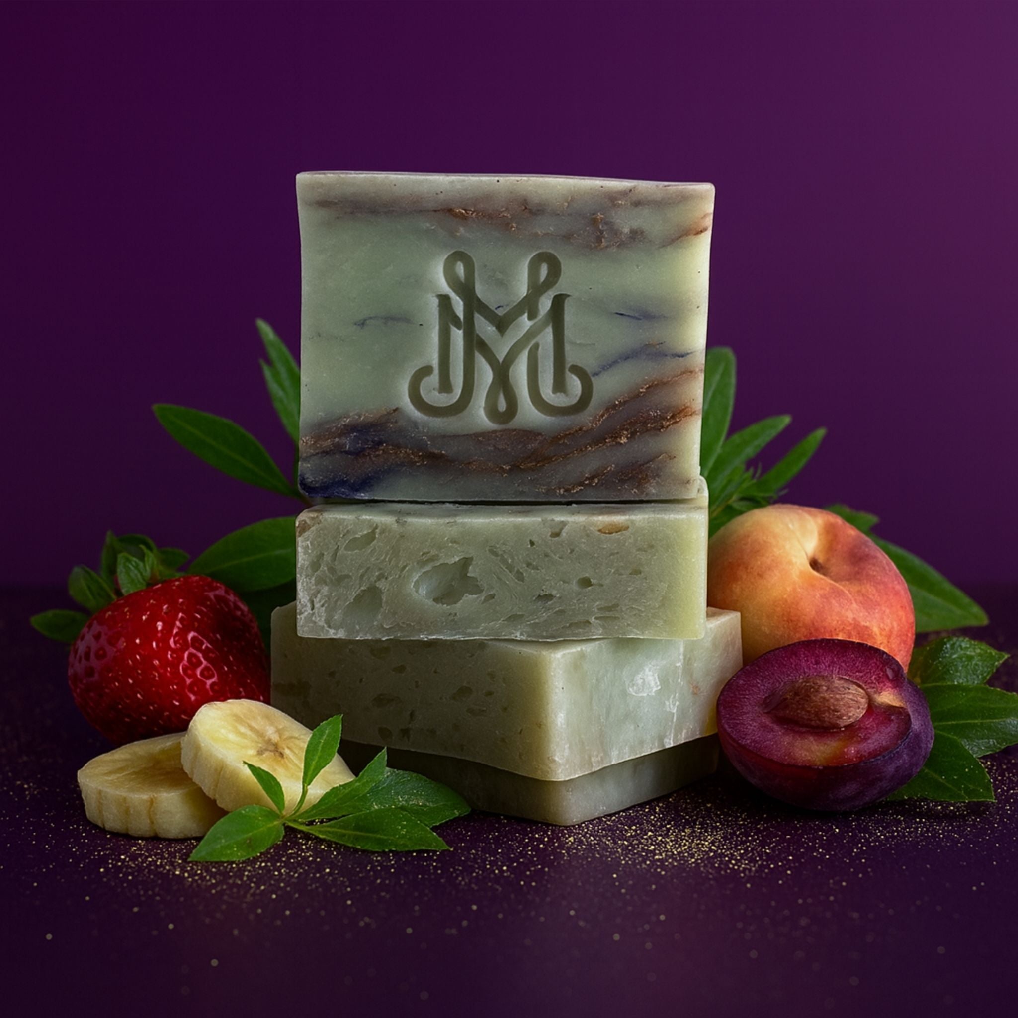 Sugar Fairy | 4.25-5oz Soap Bar | Botanic – Plum, Strawberry & Peach Soap (Feminine, Fruity, Playful)