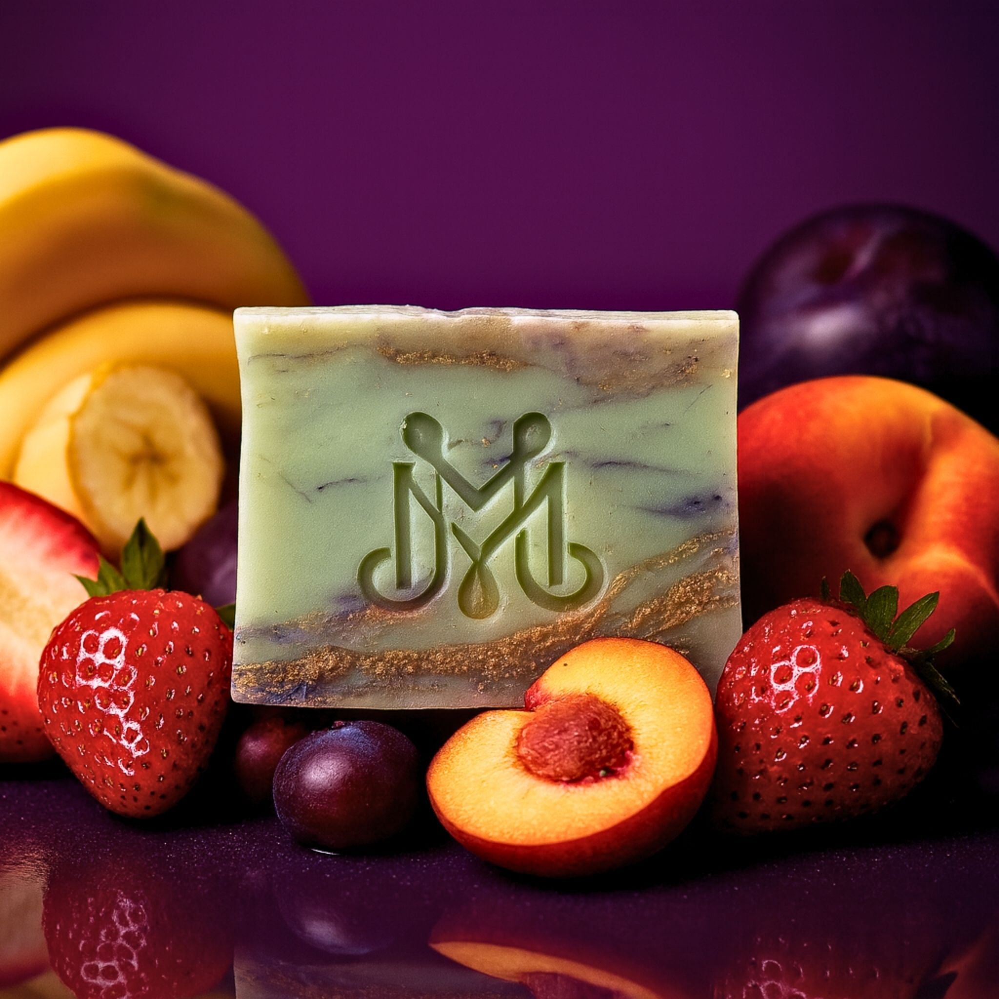 Sugar Fairy | 4.25-5oz Soap Bar | Botanic – Plum, Strawberry & Peach Soap (Feminine, Fruity, Playful)