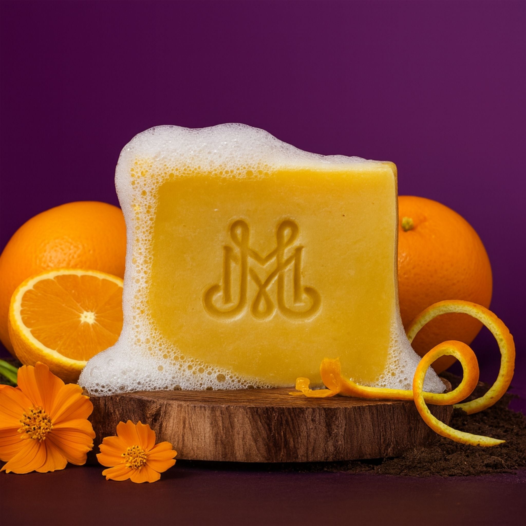 Sunsoaked | 4.25-5oz Soap Bar | Botanic – Sweet Orange Essential Oil Soap (ALL NATURAL, Bright & Citrus)