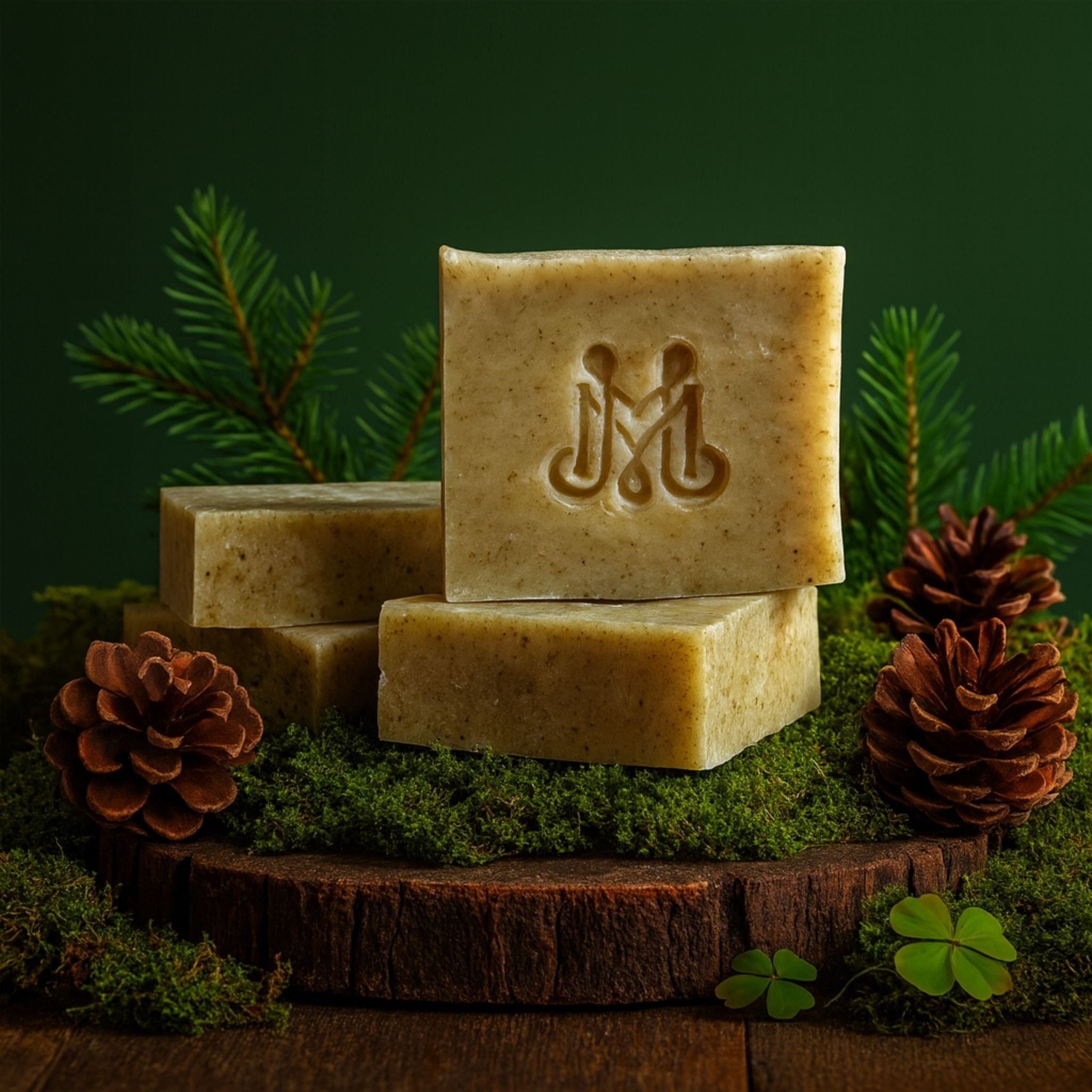 Verdant Pine | 4.25-5oz Soap Bar | Woodsy + Earthy – Fir Needle Soap (ALL NATURAL)