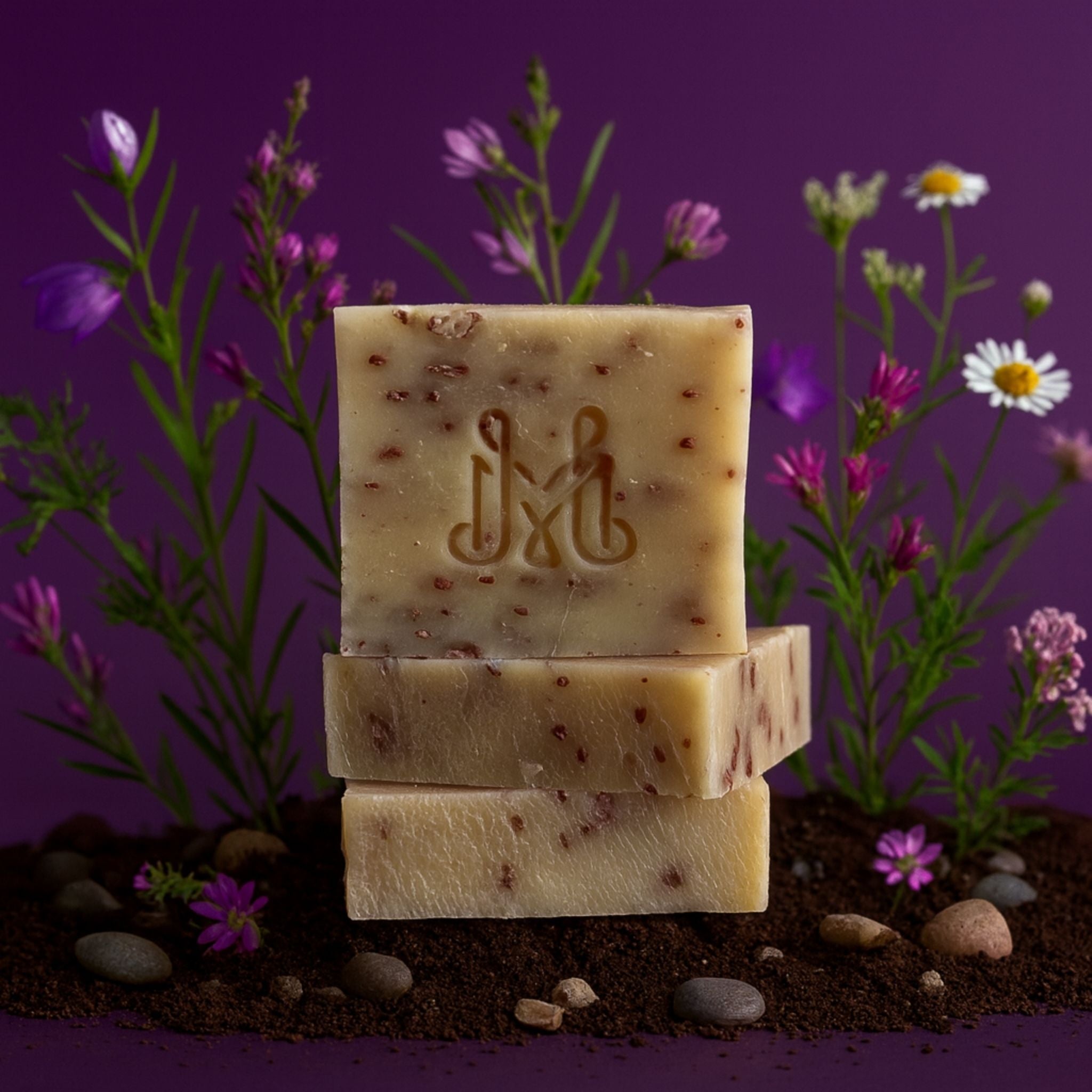 Wild Flower | 4.25-5oz Soap Bar | Botanic – Feminine Floral & Powdery Soap with Oatmeal
