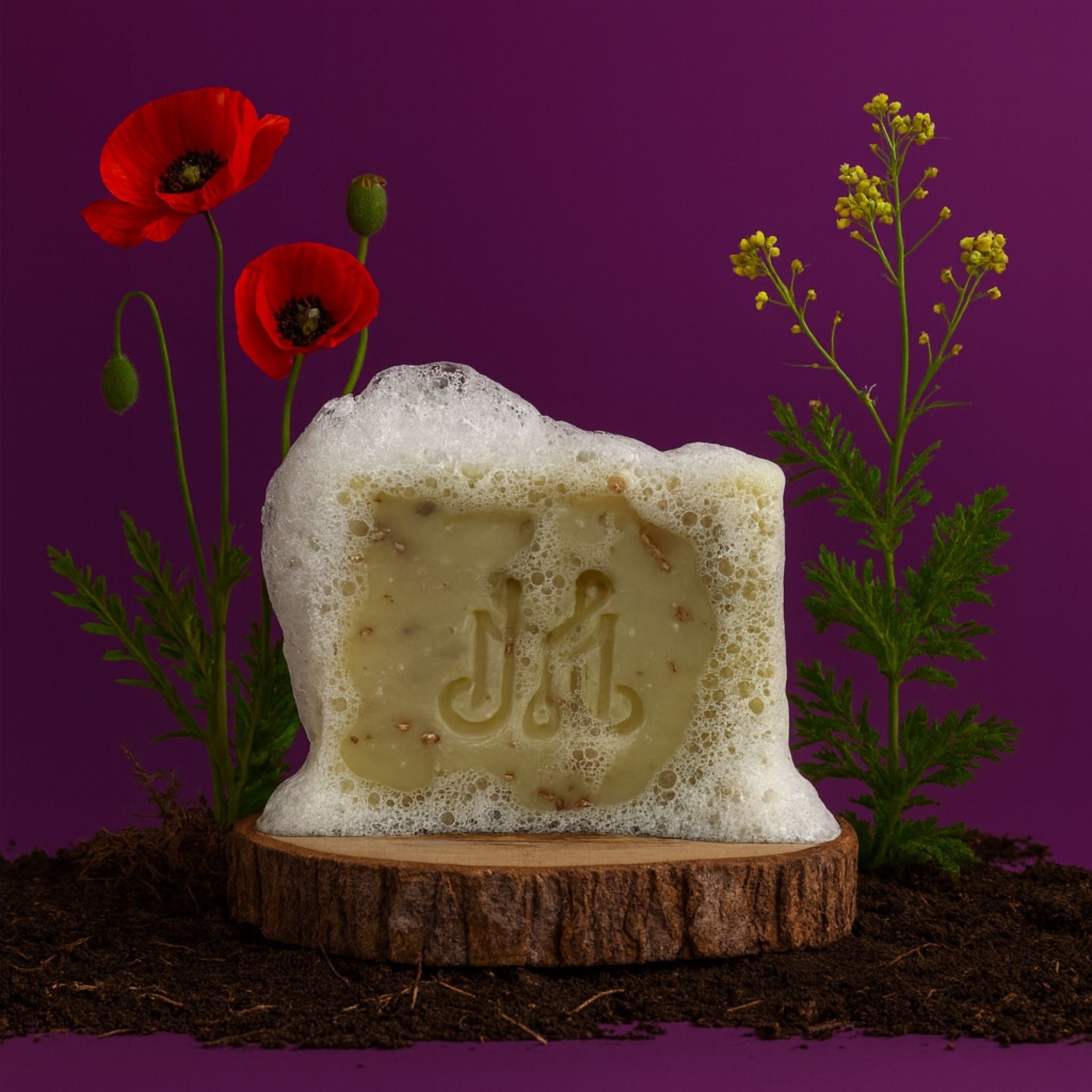Wild Flower | 4.25-5oz Soap Bar | Botanic – Feminine Floral & Powdery Soap with Oatmeal