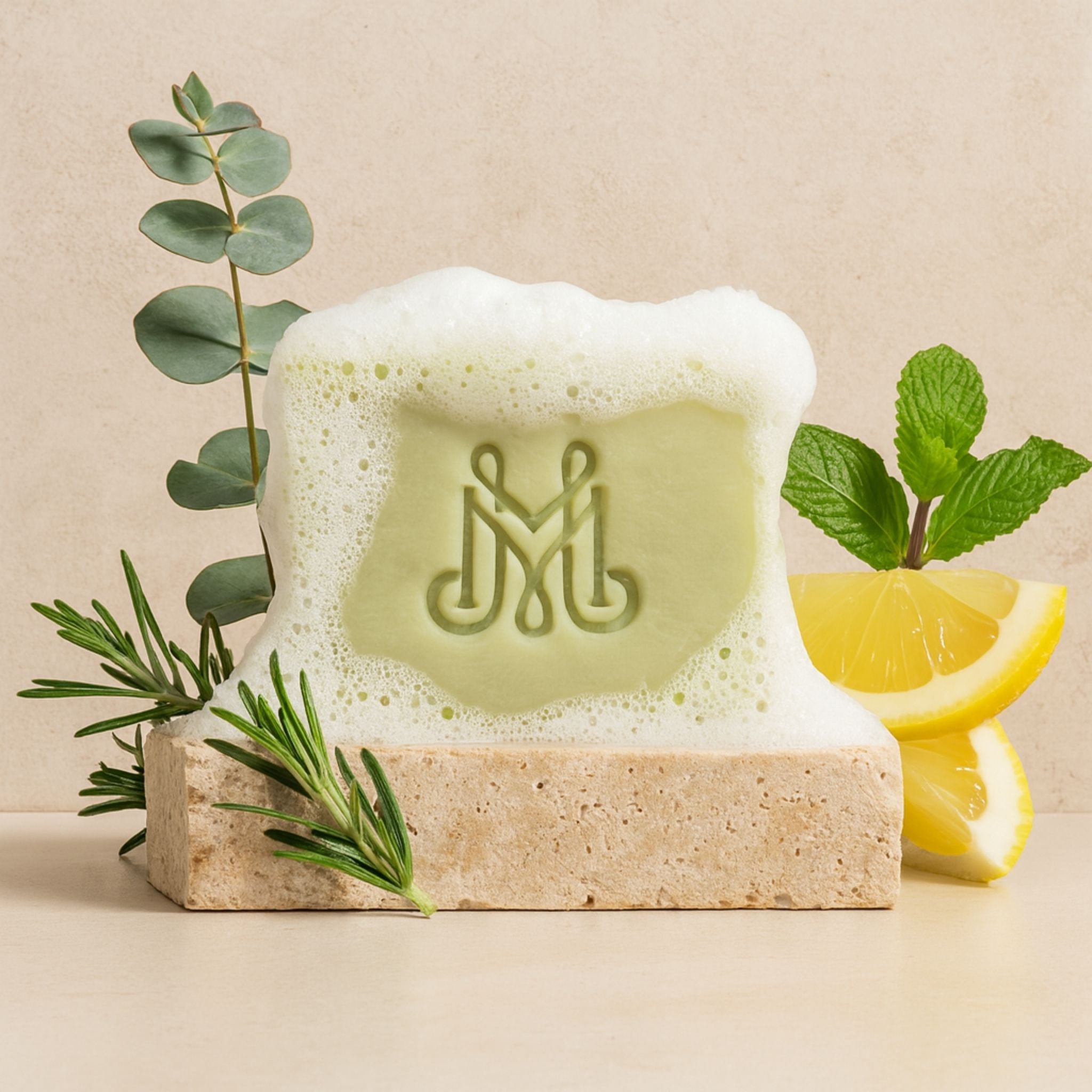 Clarity | 4.25-5oz Soap Bar | Natural – Eucalyptus, Peppermint & Rosemary Soap (ALL NATURAL)