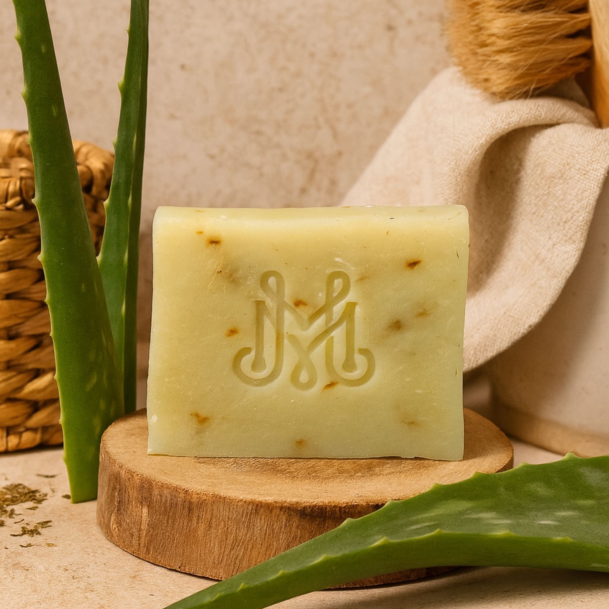 Aloe Armor | 4.25-5oz Soap Bar | Natural – Aloe & Calendula Soap (ALL NATURAL)