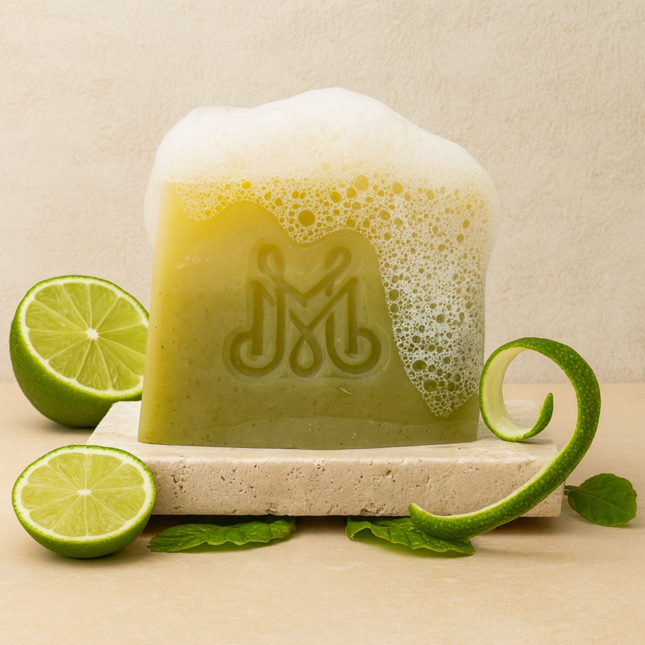 Key Lime Zest | 4.25-5oz Soap Bar | Natural – Citrus & Aloe Soap (ALL NATURAL)