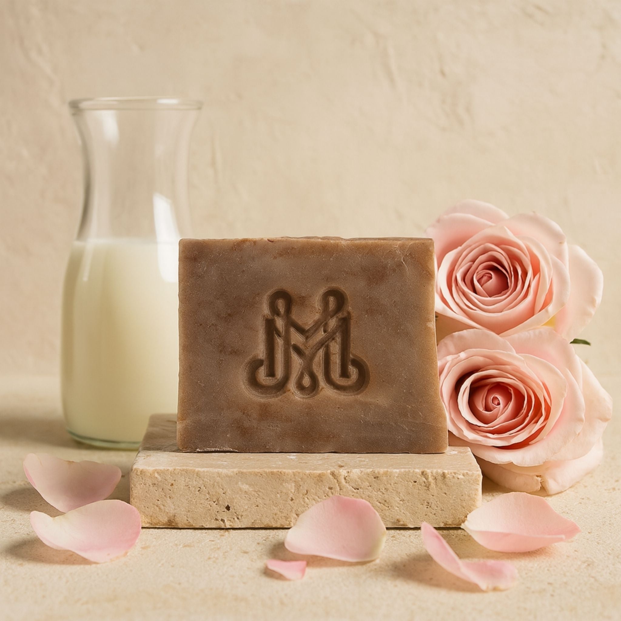 Blushing Rose | 4.25-5oz Soap Bar | Natural – Rose & Goat Milk Soap (ALL NATURAL)