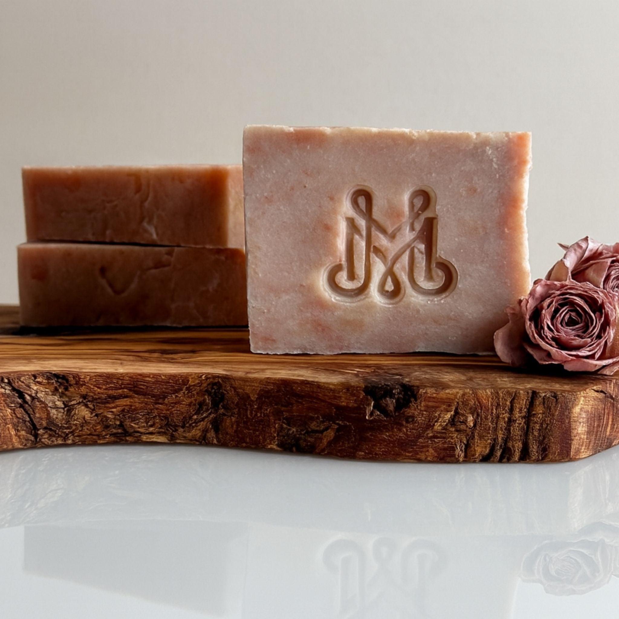 Blushing Rose | 4.25-5oz Soap Bar | Natural – Rose & Goat Milk Soap (ALL NATURAL)