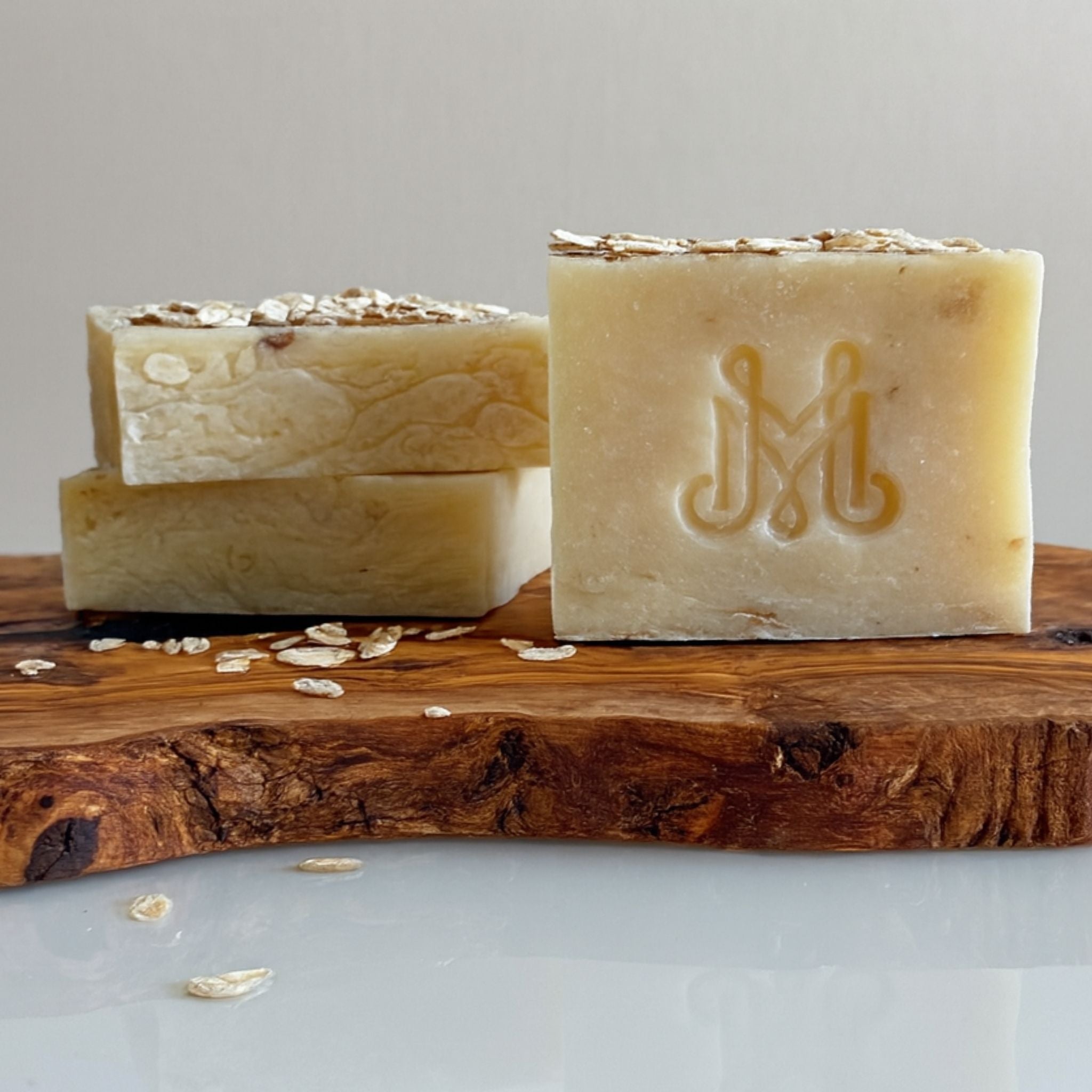 Oatmeal | 4.25-5oz Soap Bar | Natural – Goat Milk & Oat Soap (ALL NATURAL, Unscented)