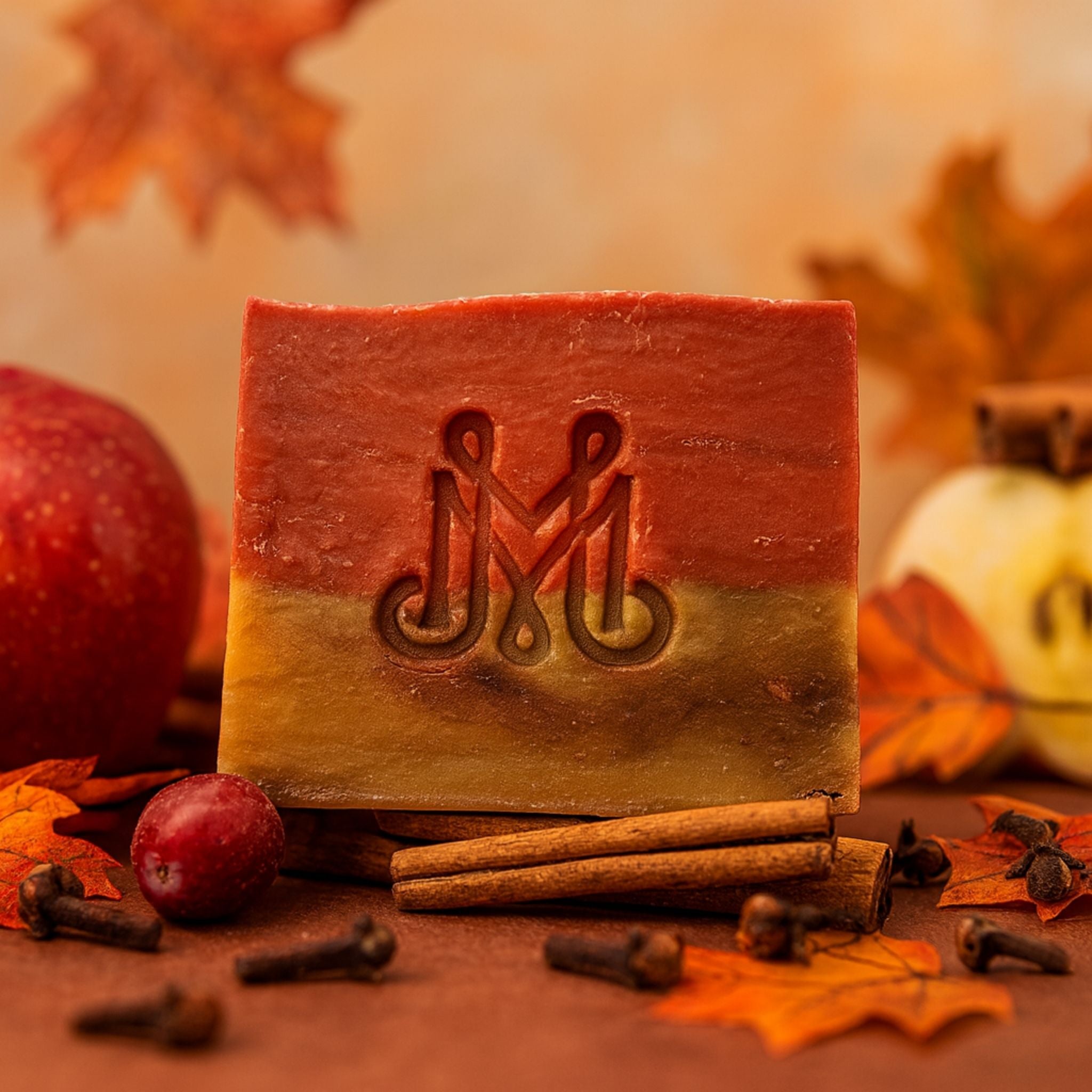 Autumn Acres | 4.25-5oz Soap Bar | Fall – Pear, Apple, Cinnamon & Redwood Soap