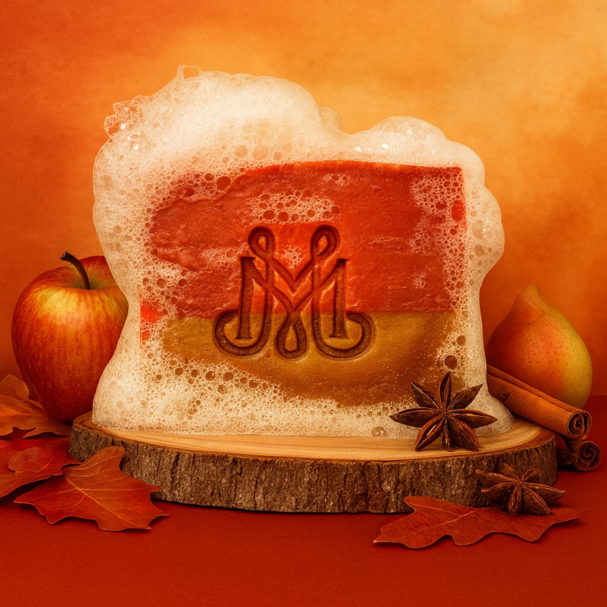 Autumn Acres | 4.25-5oz Soap Bar | Fall – Pear, Apple, Cinnamon & Redwood Soap