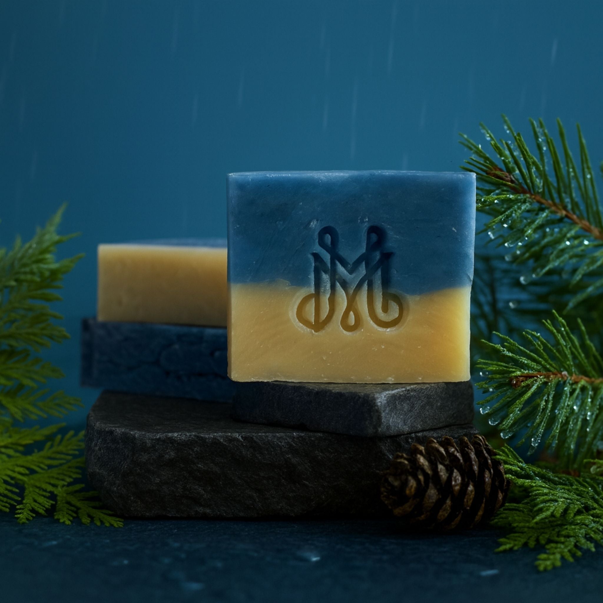 Dark Storm | 4.25-5oz Soap Bar | Cool + Dark – Ocean Breeze & Musk Soap