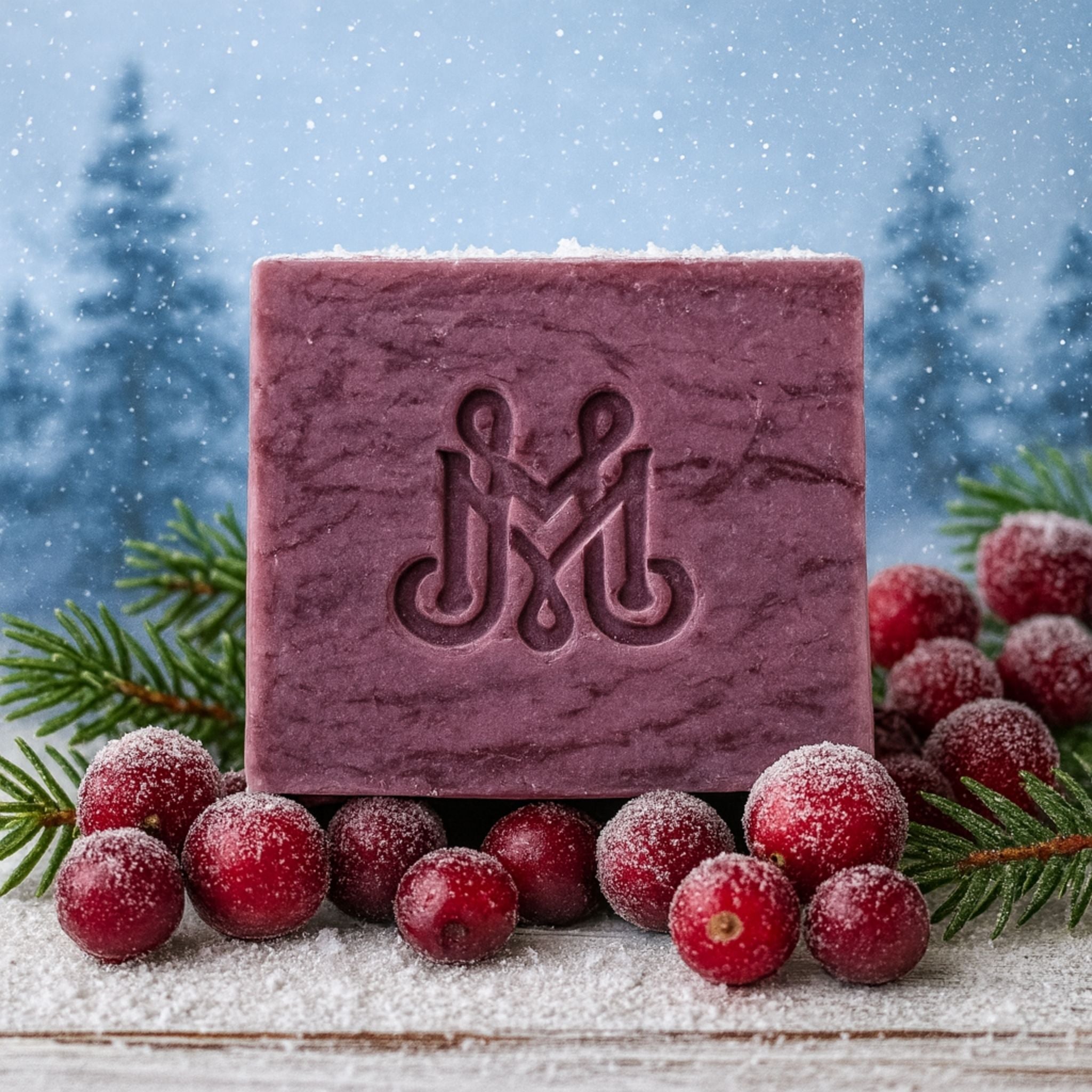 Frosted Cranberry | 4.25-5oz Soap Bar | Winter – Goat Milk Bar Soap