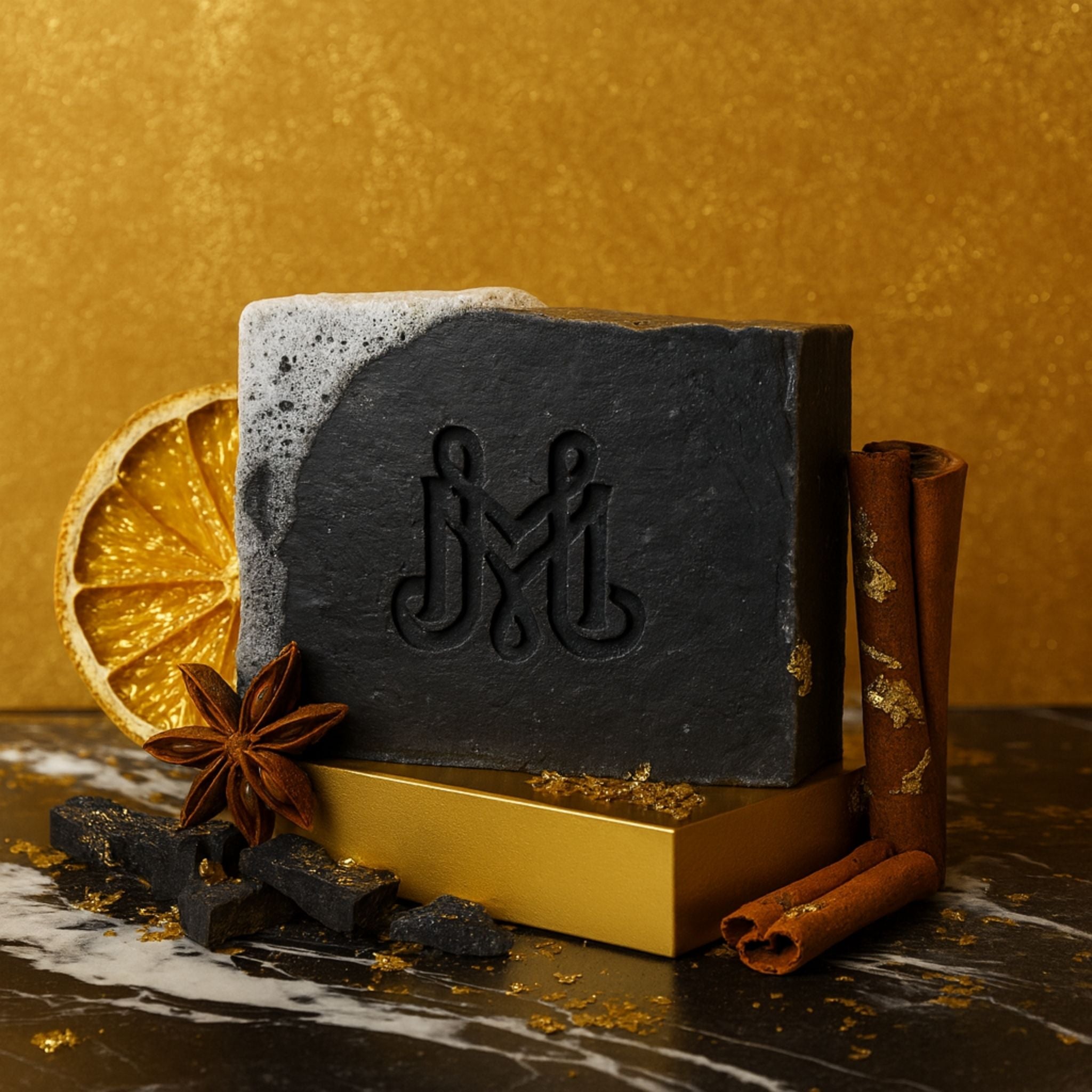 Hustler | 4.25-5oz Soap Bar | Bold – Ginger, Woods & Suede Charcoal Soap for Men