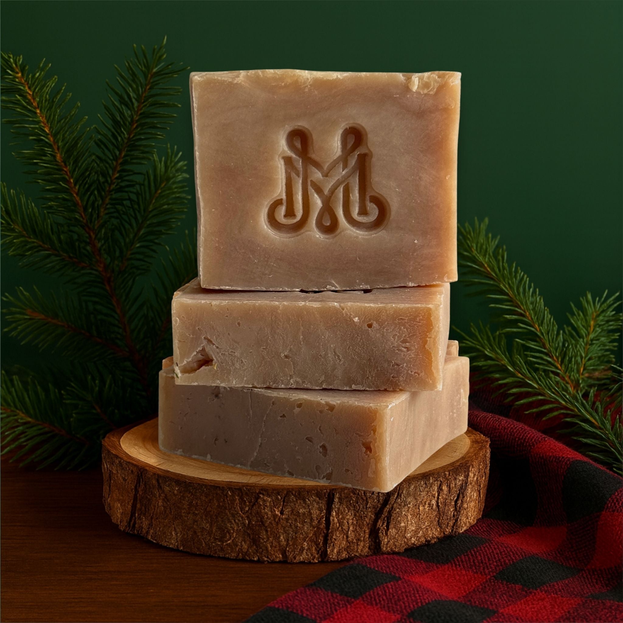 Lumberjack | 4.25-5oz Soap Bar | Woodsy + Earthy – Frankincense, Myrrh & Patchouli Soap (ALL NATURAL)