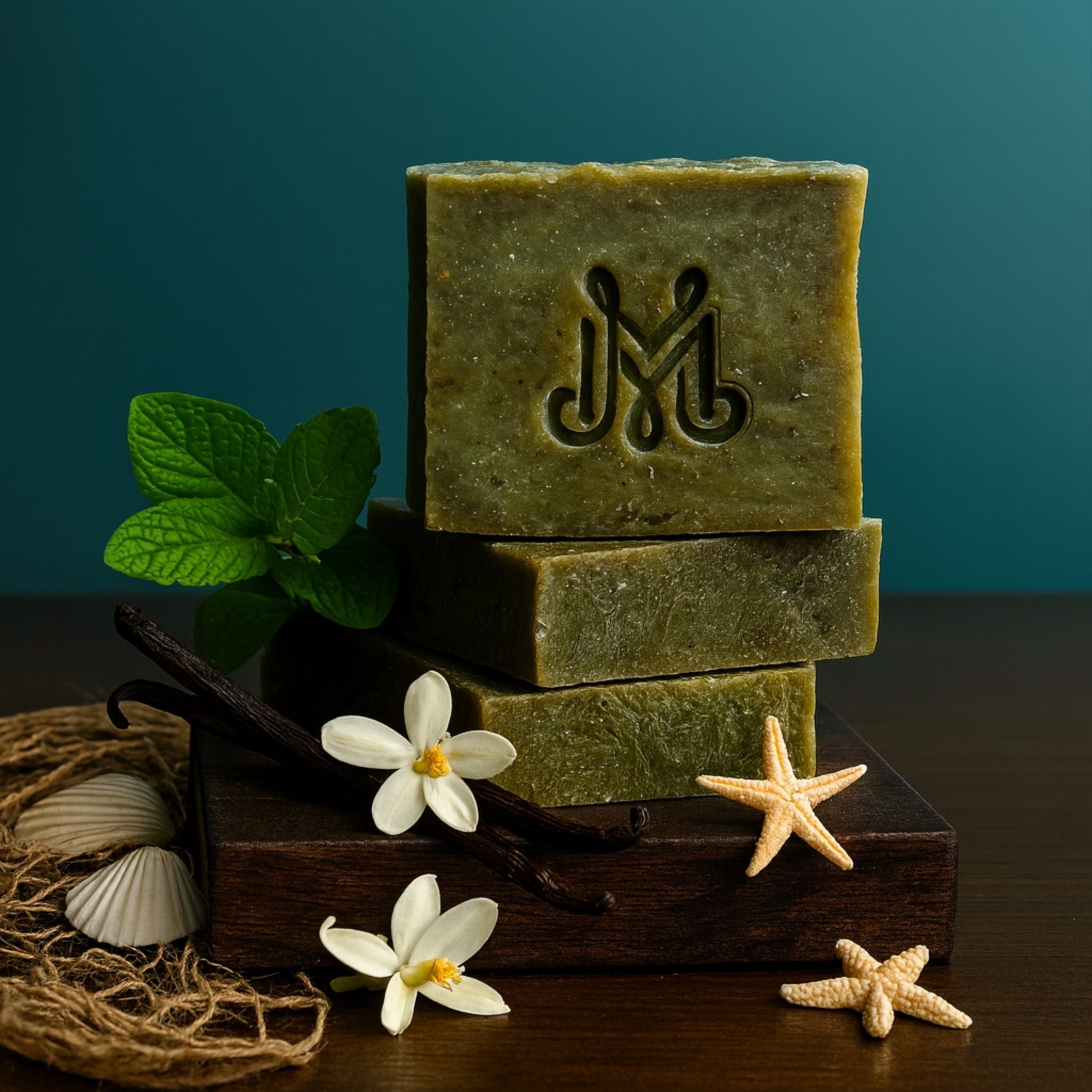 Mint Breeze | 4.25-5oz Soap Bar | Fresh – Spearmint & Peppermint Goat Milk Soap (ALL NATURAL)