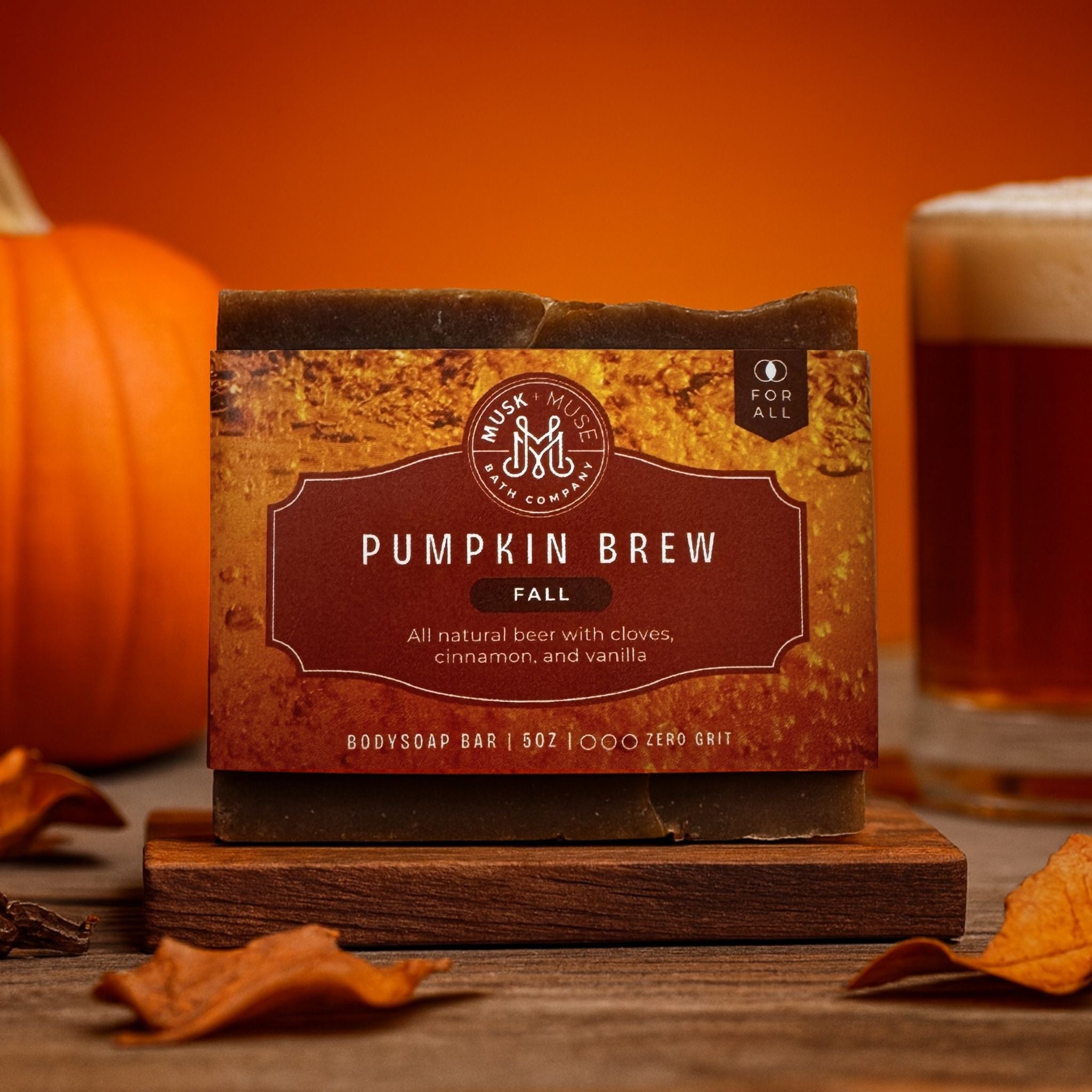 Pumpkin Brew | 4.25-5oz Soap Bar | Fall – Pumpkin Beer, Cinnamon & Clove Soap