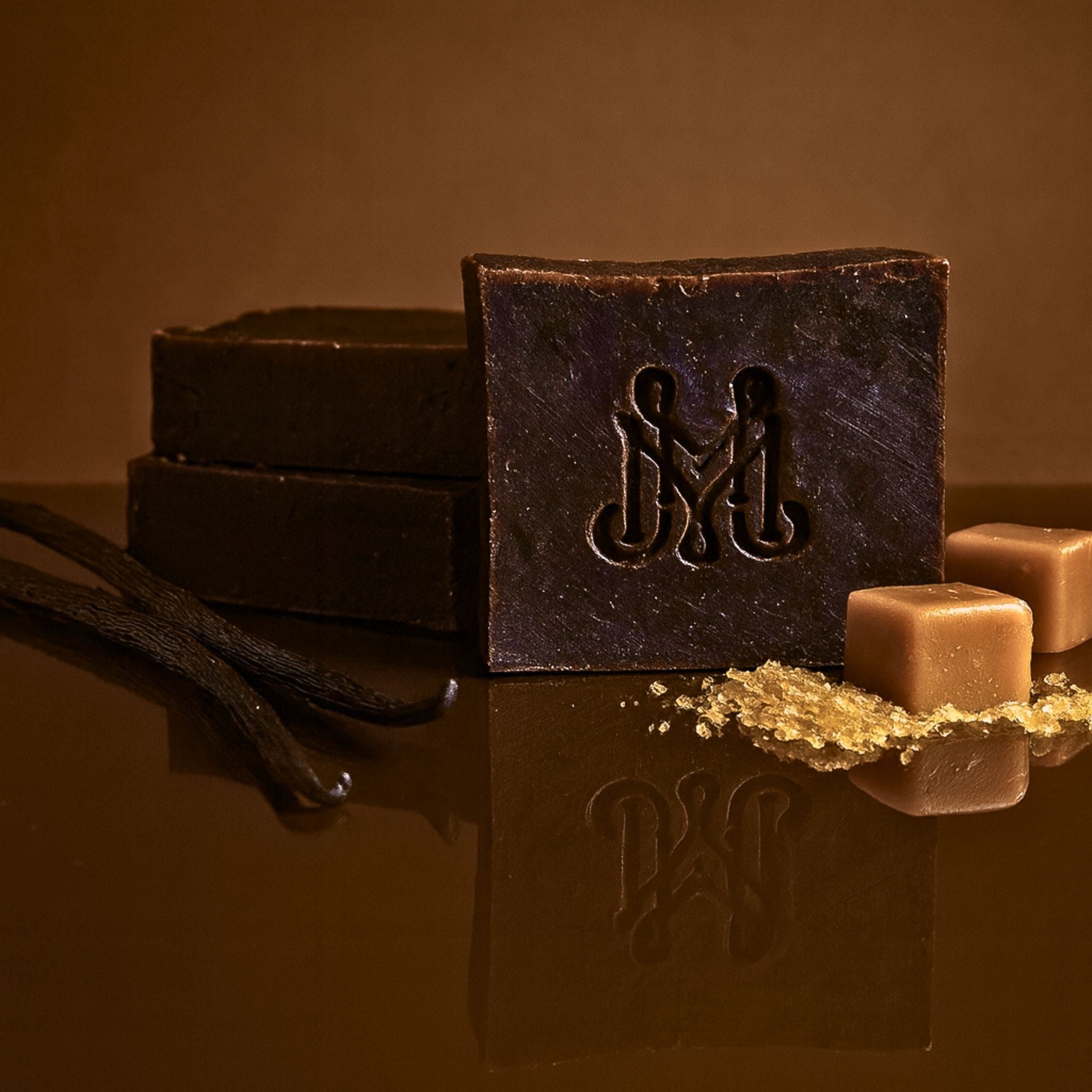 Silk + Sugar | 4.25-5oz Soap Bar | Spirited + Smooth – Vanilla, Sandalwood & Caramelized Sugar Soap