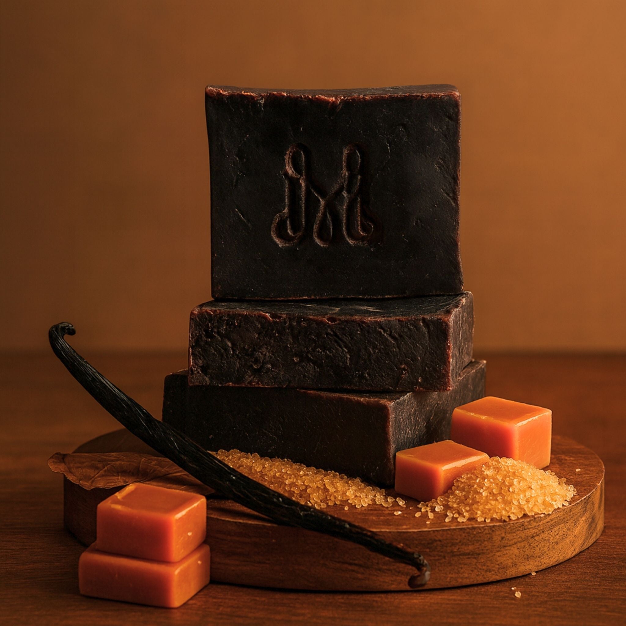 Silk + Sugar | 4.25-5oz Soap Bar | Spirited + Smooth – Vanilla, Sandalwood & Caramelized Sugar Soap