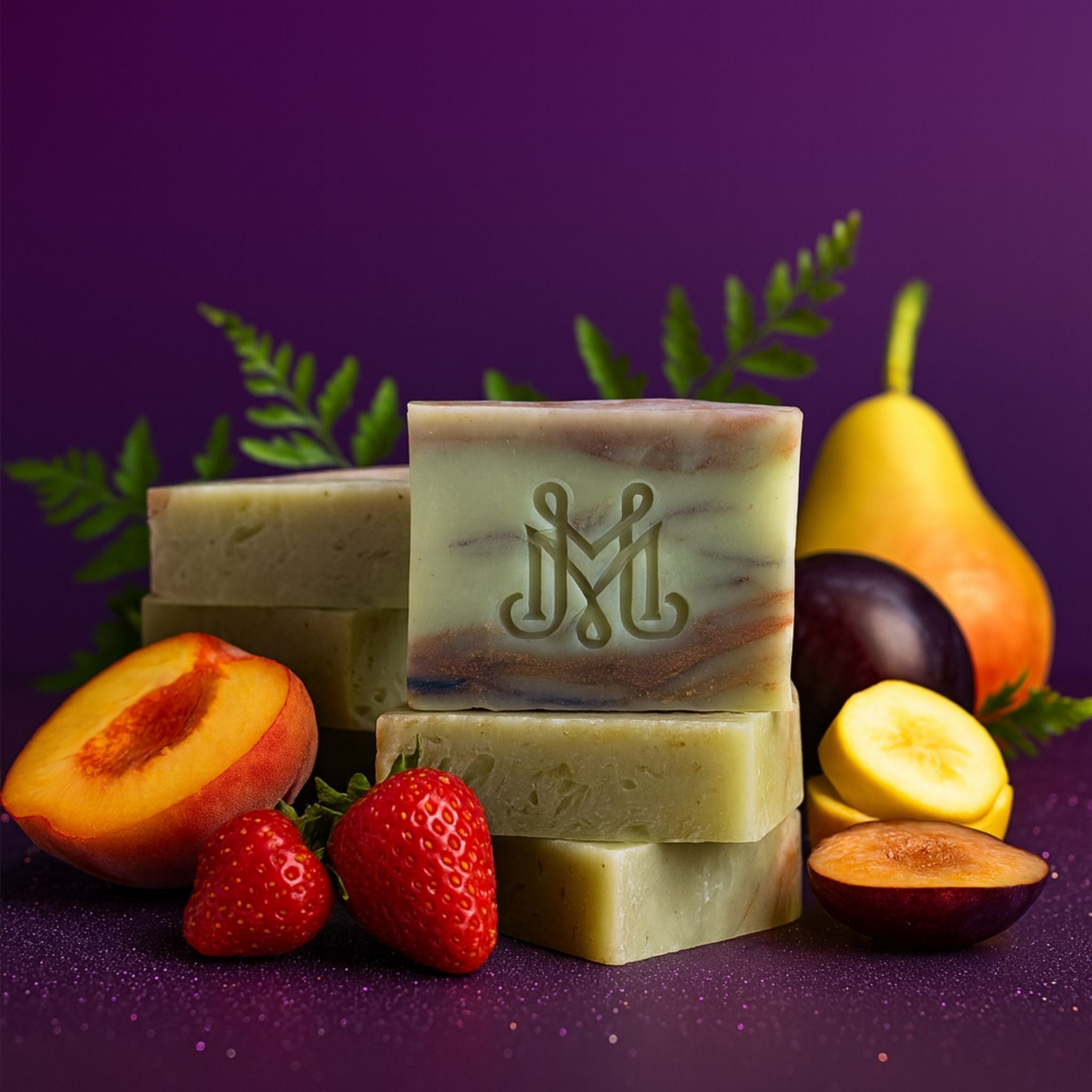 Sugar Fairy | 4.25-5oz Soap Bar | Botanic – Plum, Strawberry & Peach Soap (Feminine, Fruity, Playful)