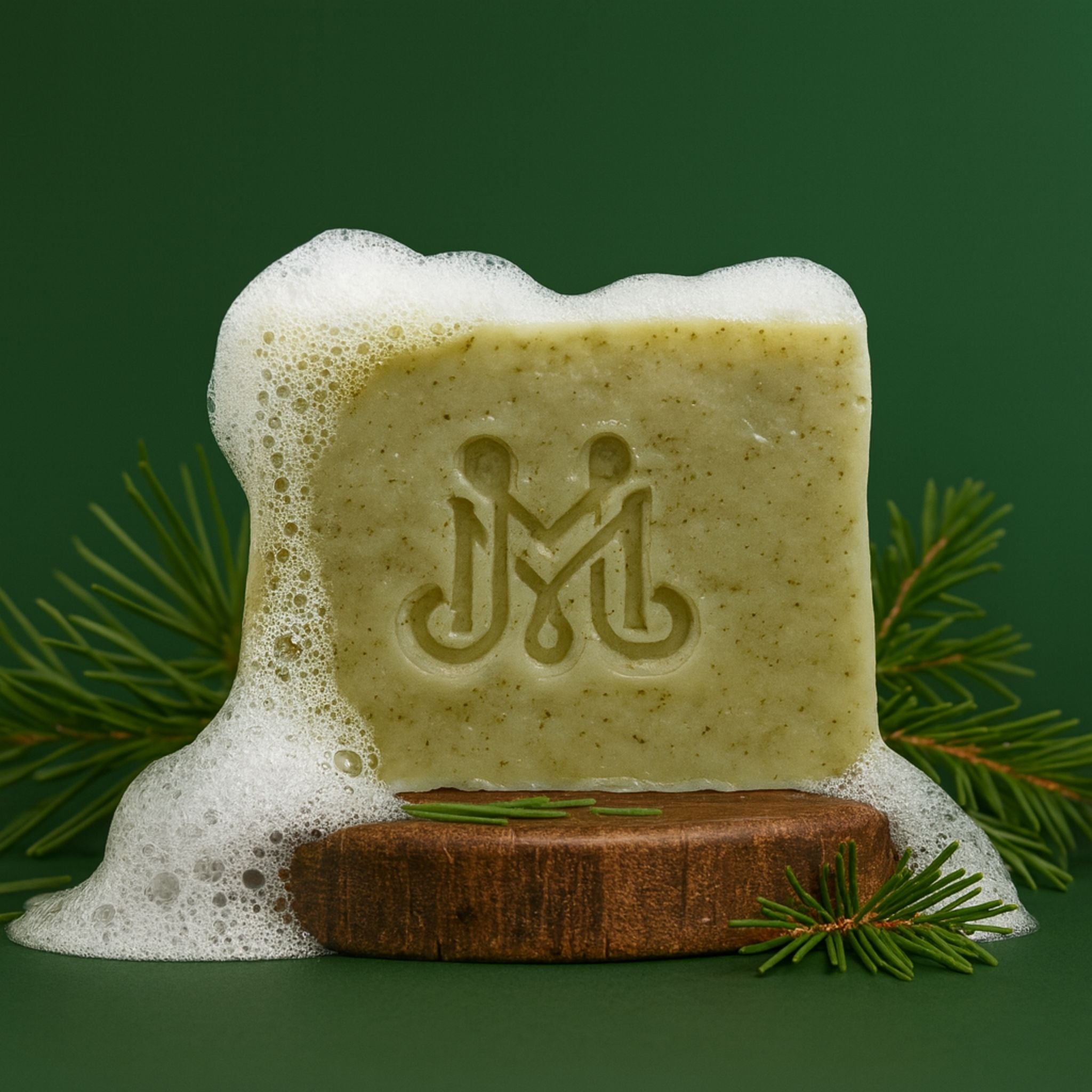 Verdant Pine | 4.25-5oz Soap Bar | Woodsy + Earthy – Fir Needle Soap (ALL NATURAL)