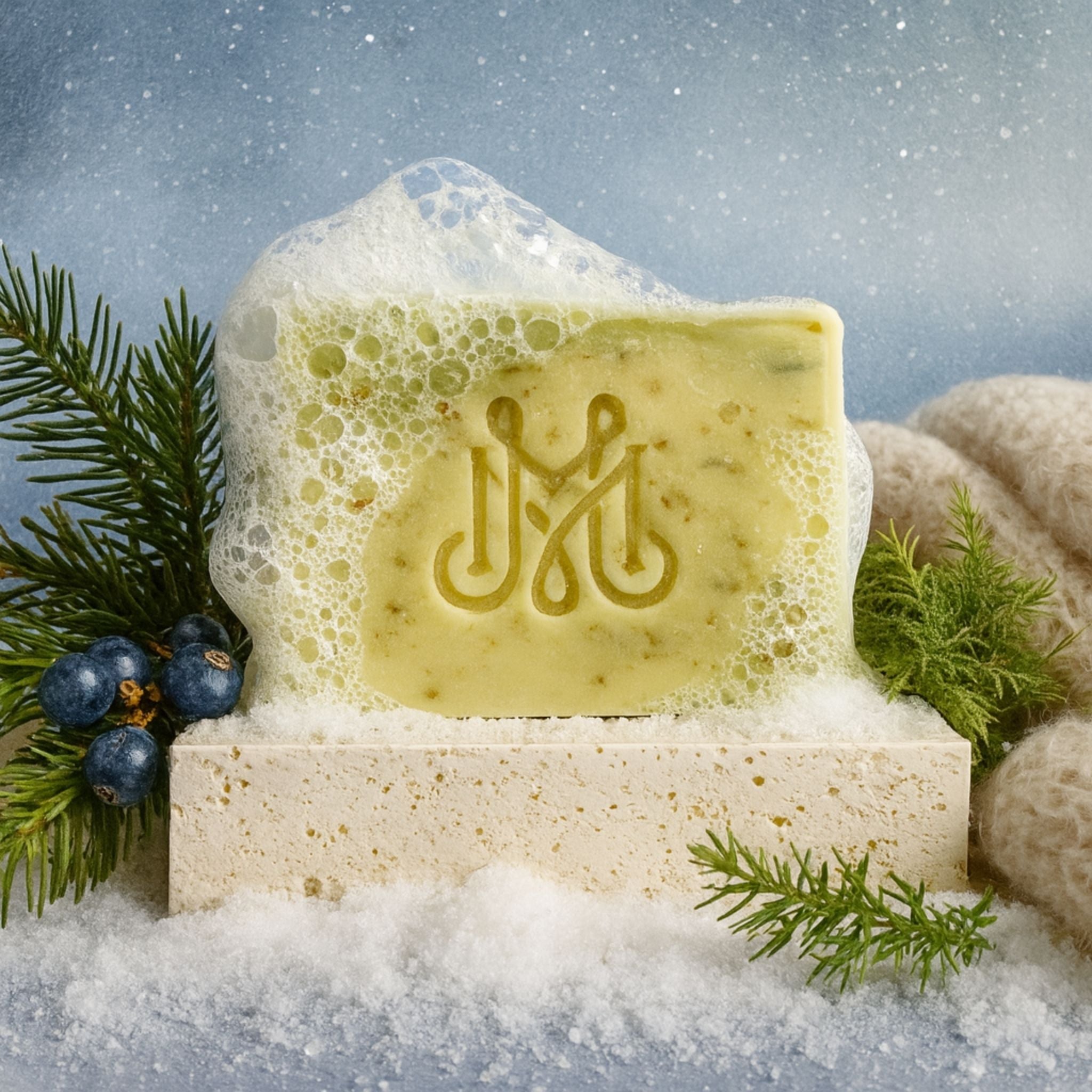 Winter Reverie | 4.25-5oz Soap Bar | Winter – Pine, Cedar, Amber & Musk Soap