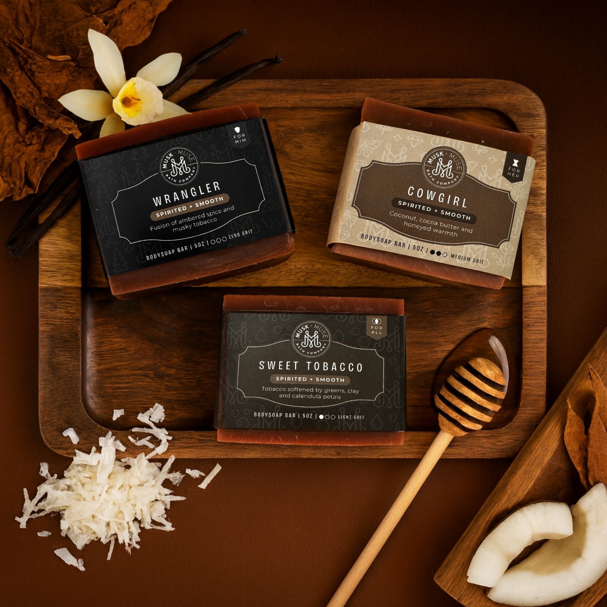Couple’s Chemistry | The Outlaws Trio | Bold & Untamed Artisan Soap Collection